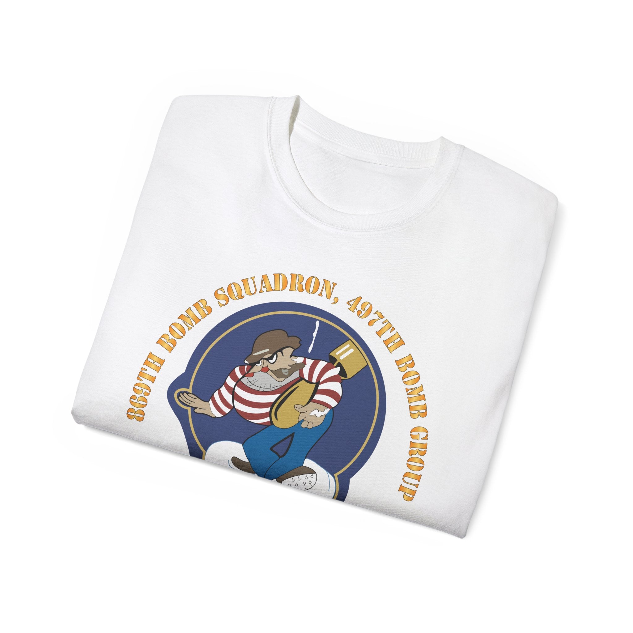 Unisex Ultra Cotton Tee - AAC - 869th Bomb Squadron, 497th Bomb Group X 300