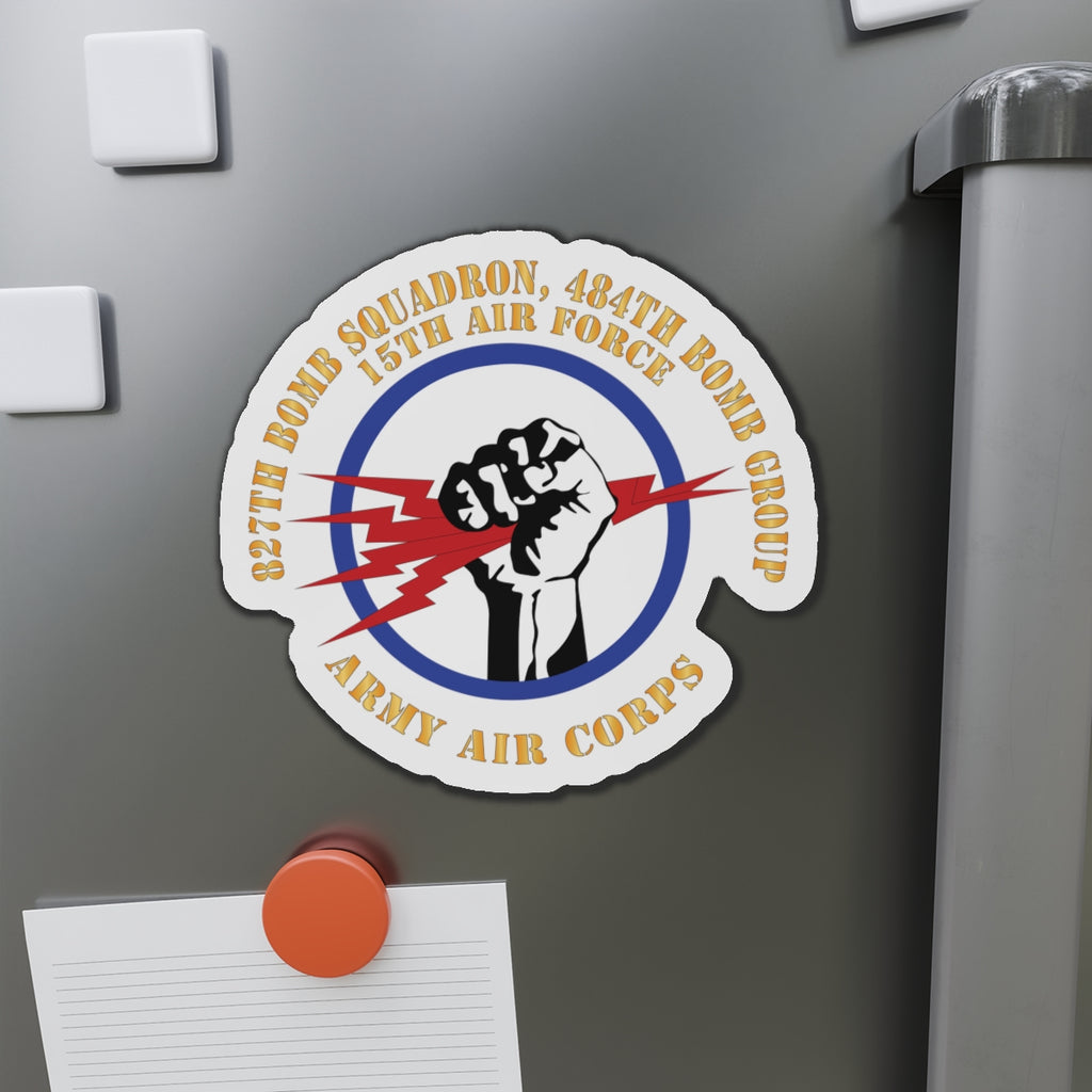 Die-Cut Magnets - AAC - 827th Bomb Squadron, 484th Bomb Group - 15th AAF X 300