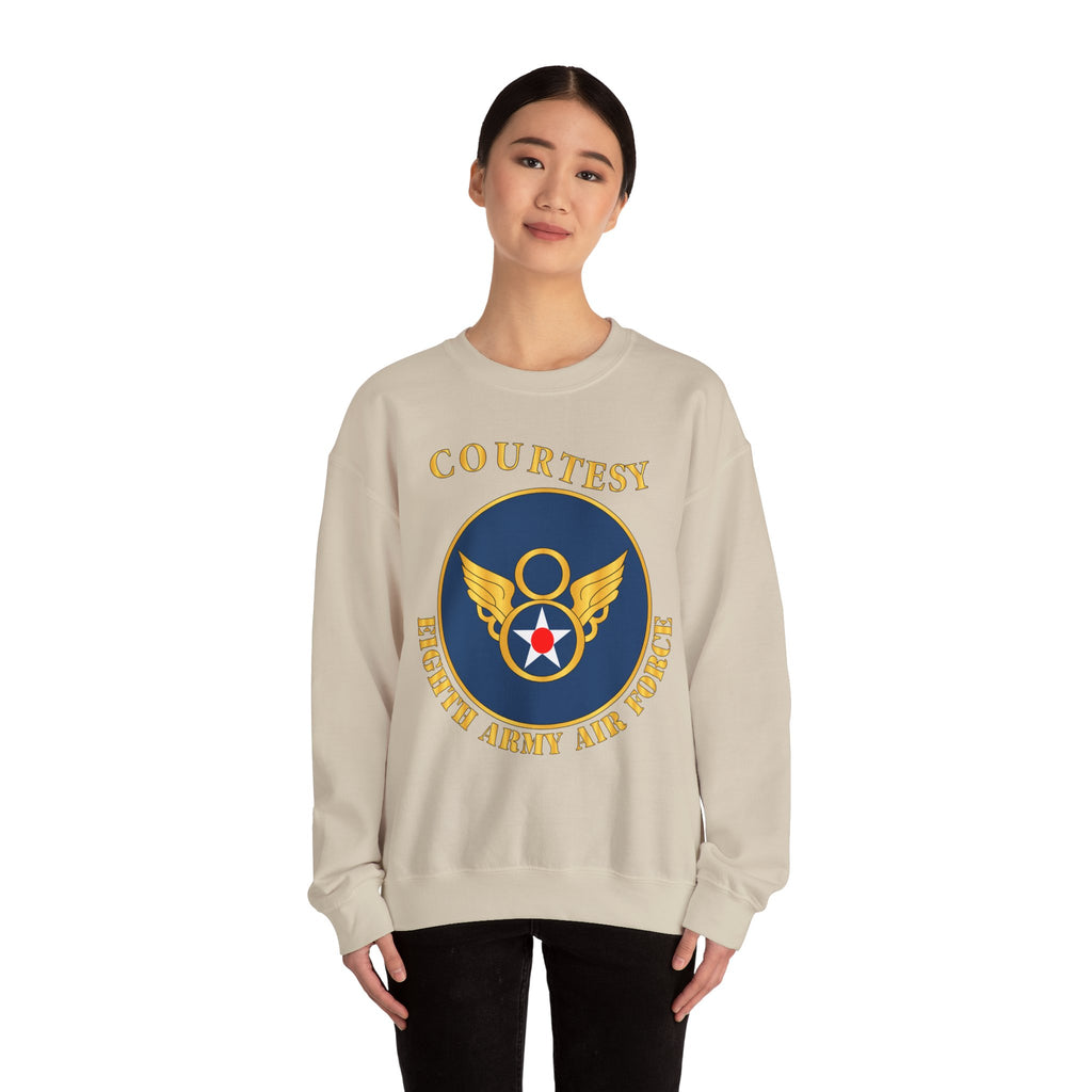 Crewneck Sweatshirt - AAC - 8th Air Force - WWII - Courtesy 8 AAF x 300
