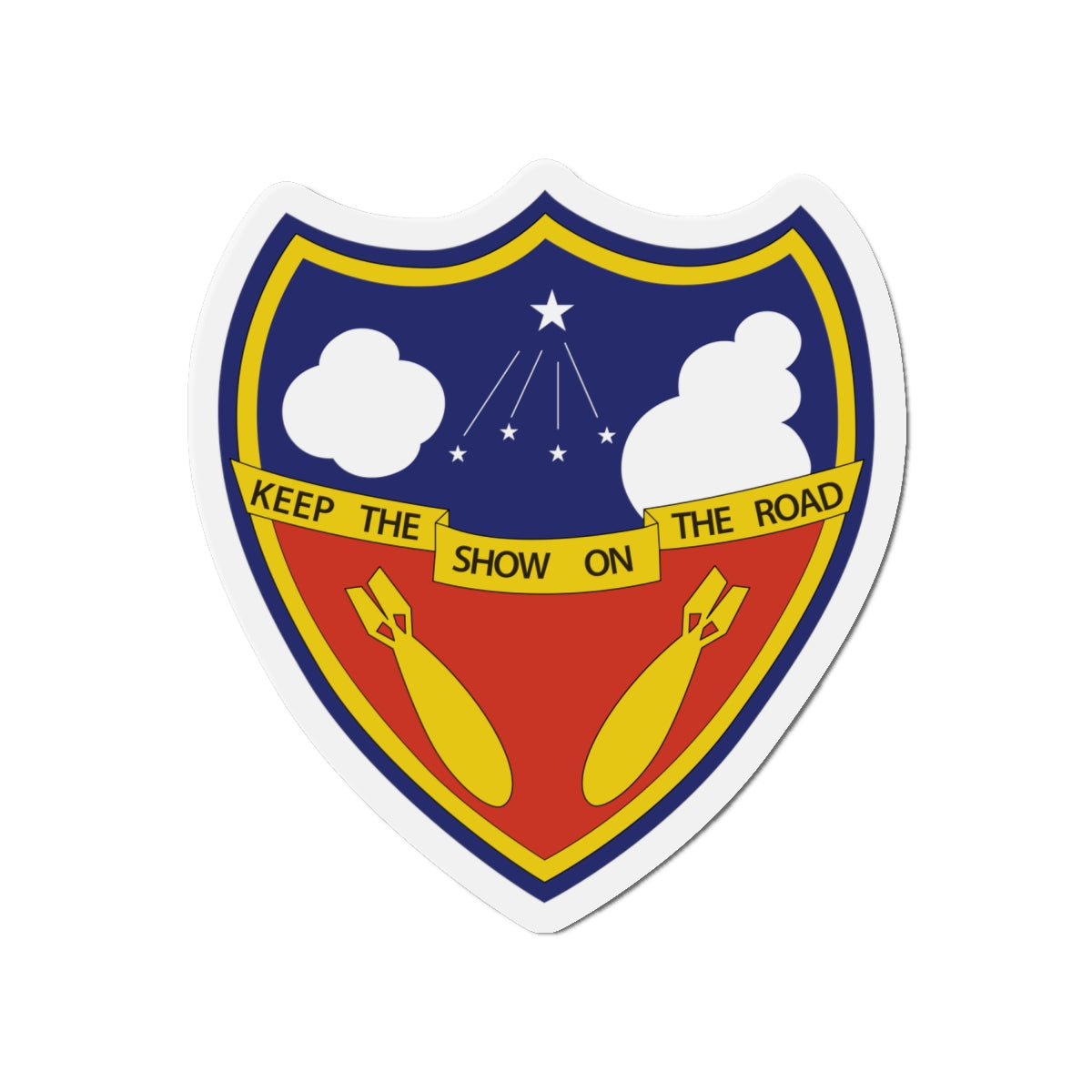 Die-Cut Magnets - AAC - 384th Bomb Group wo Txt X 300