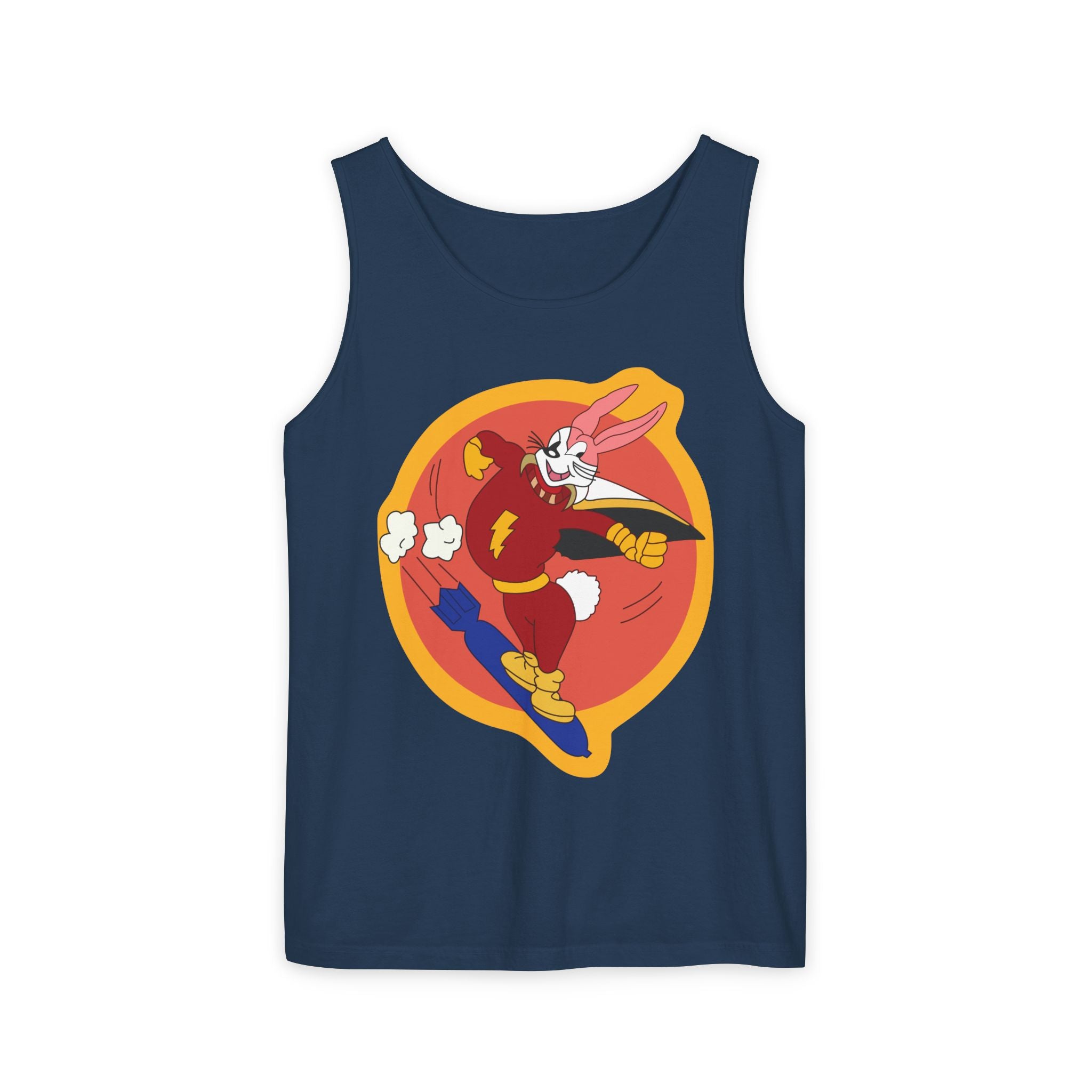 Unisex Garment-Dyed Tank Top - ACC - 715th  Bombardment Squadron wo Txt X 300
