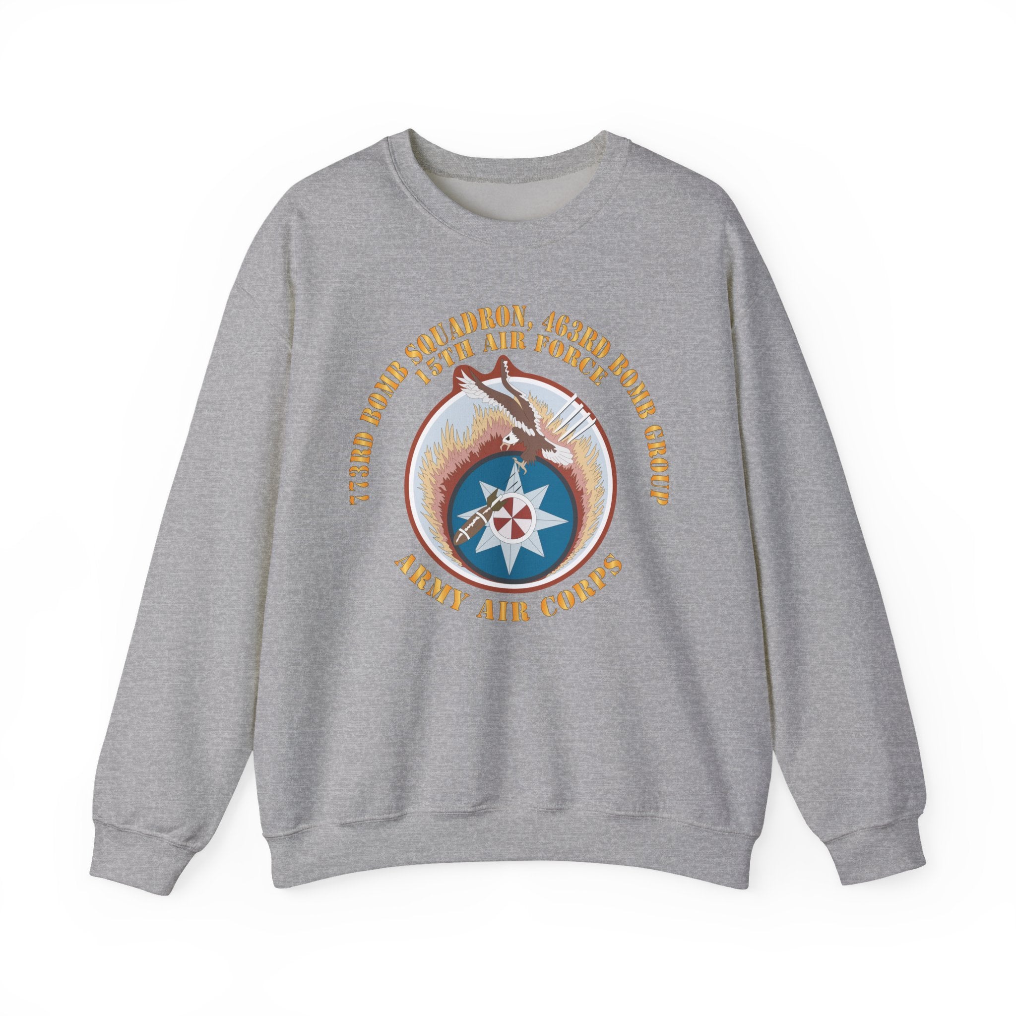 Crewneck Sweatshirt - AAC - 773rd Bomb Squadron, 463rd Bomb Group - 15th AF X 300