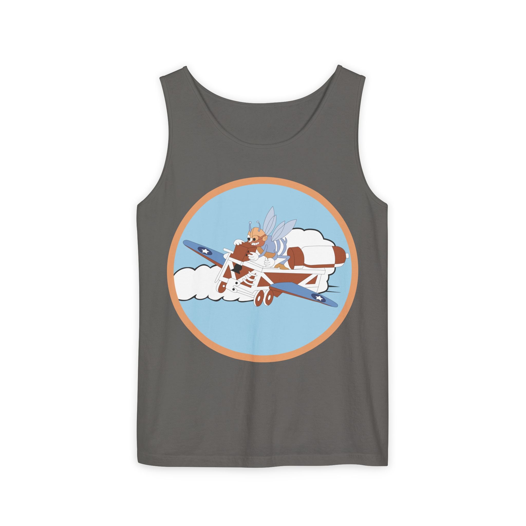 Unisex Garment-Dyed Tank Top - AAC - 782nd Bomb Squadron, 465th Bomb Group - 15th AF wo Txt X 300