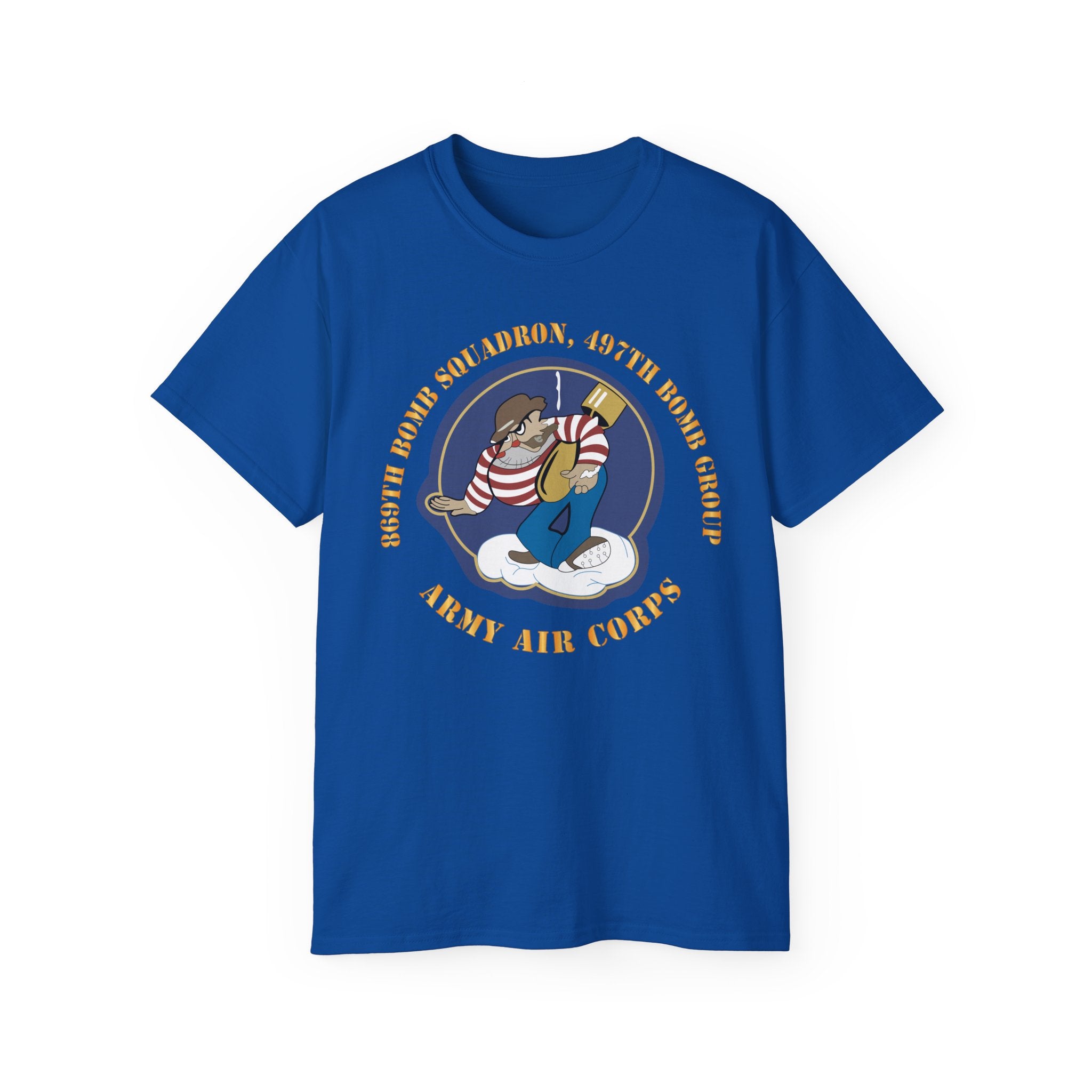 Unisex Ultra Cotton Tee - AAC - 869th Bomb Squadron, 497th Bomb Group X 300