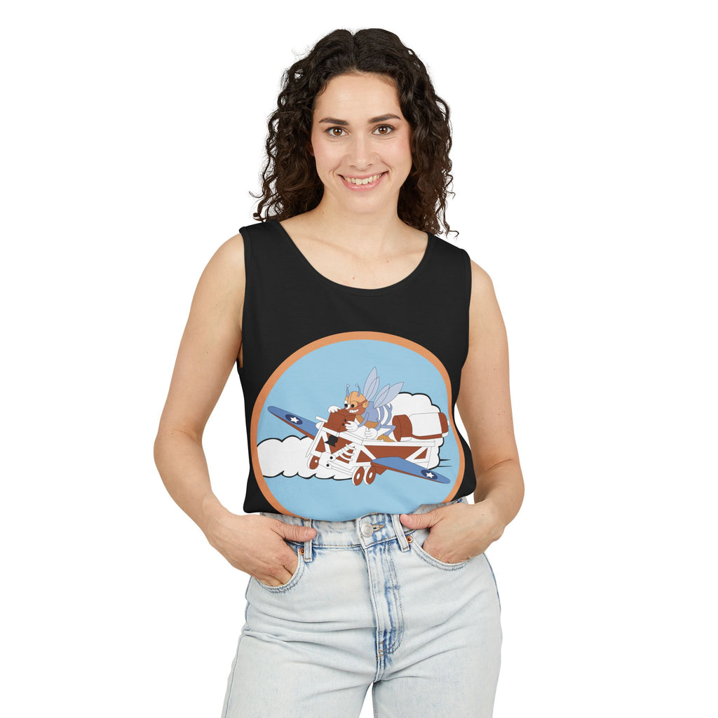 Unisex Garment-Dyed Tank Top - AAC - 782nd Bomb Squadron, 465th Bomb Group - 15th AF wo Txt X 300