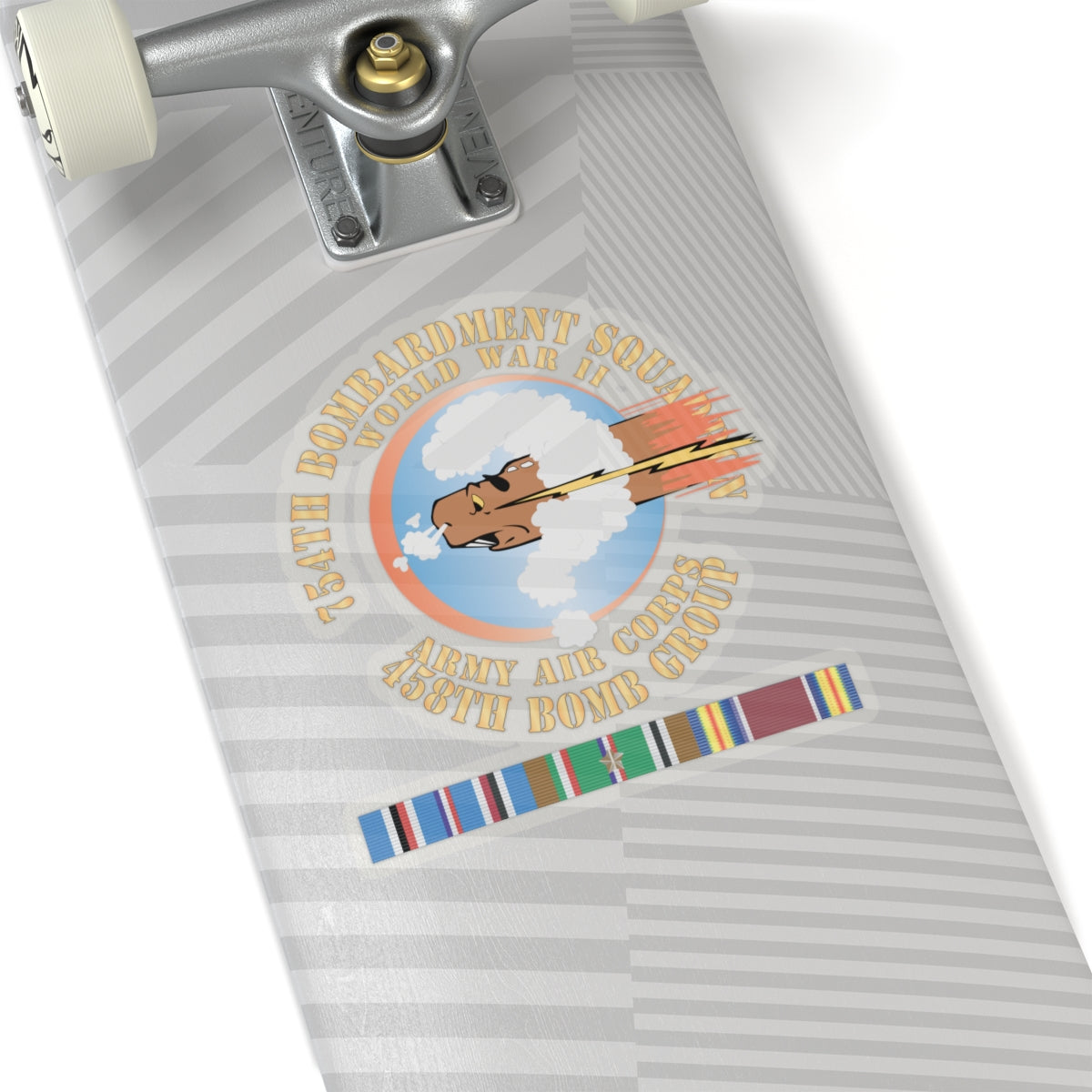 Kiss-Cut Stickers - AAC - 754th Bombardment Squadron - 458th Bomb Group - WWII w EUR SVC X 300