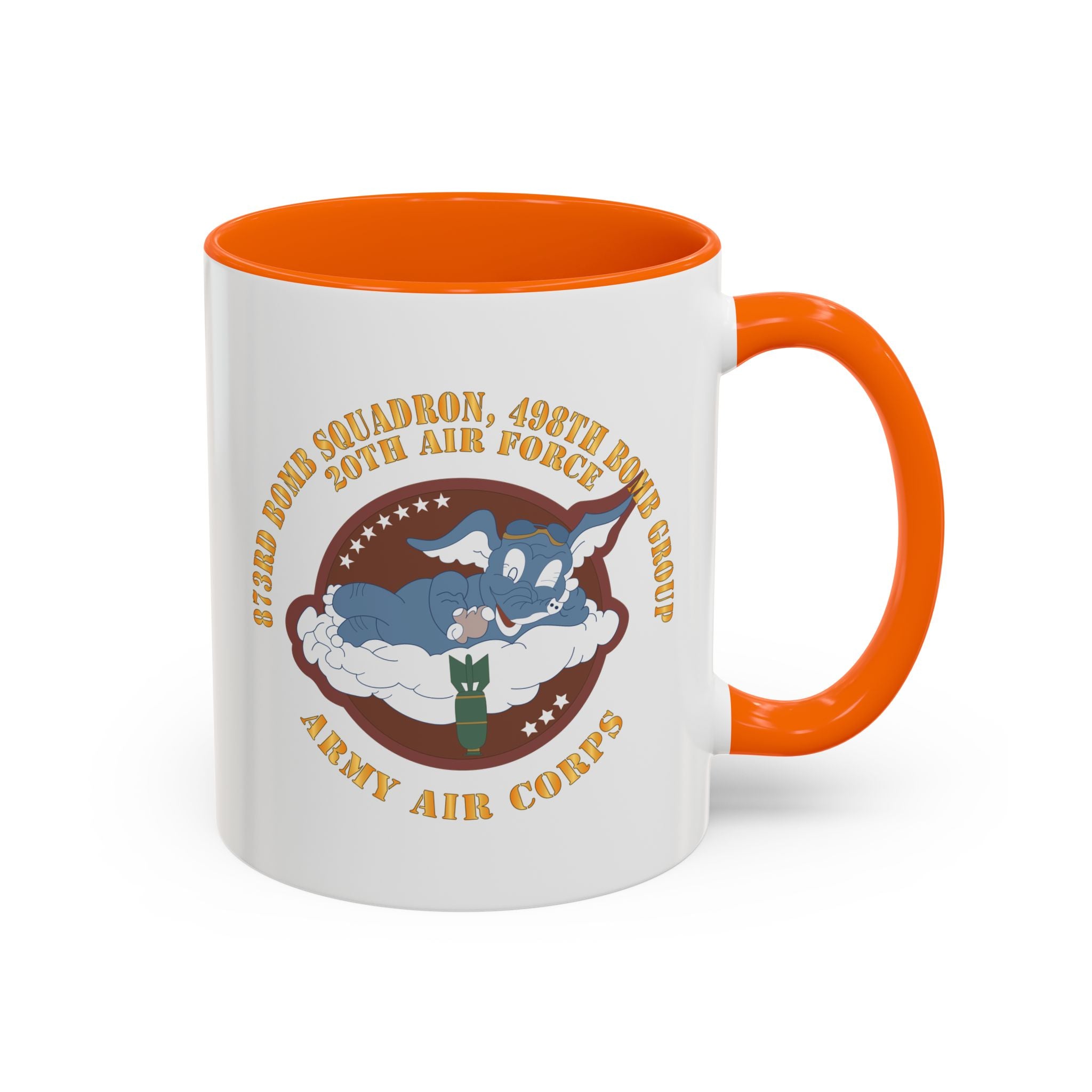 Accent Coffee Mug - AAC - 873rd Bomb Squadron, 498th Bomb Group - 20th AAF X 300