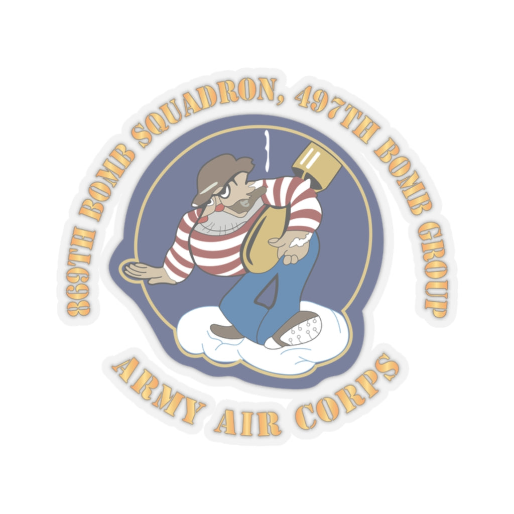 Kiss-Cut Stickers - AAC - 869th Bomb Squadron, 497th Bomb Group X 300