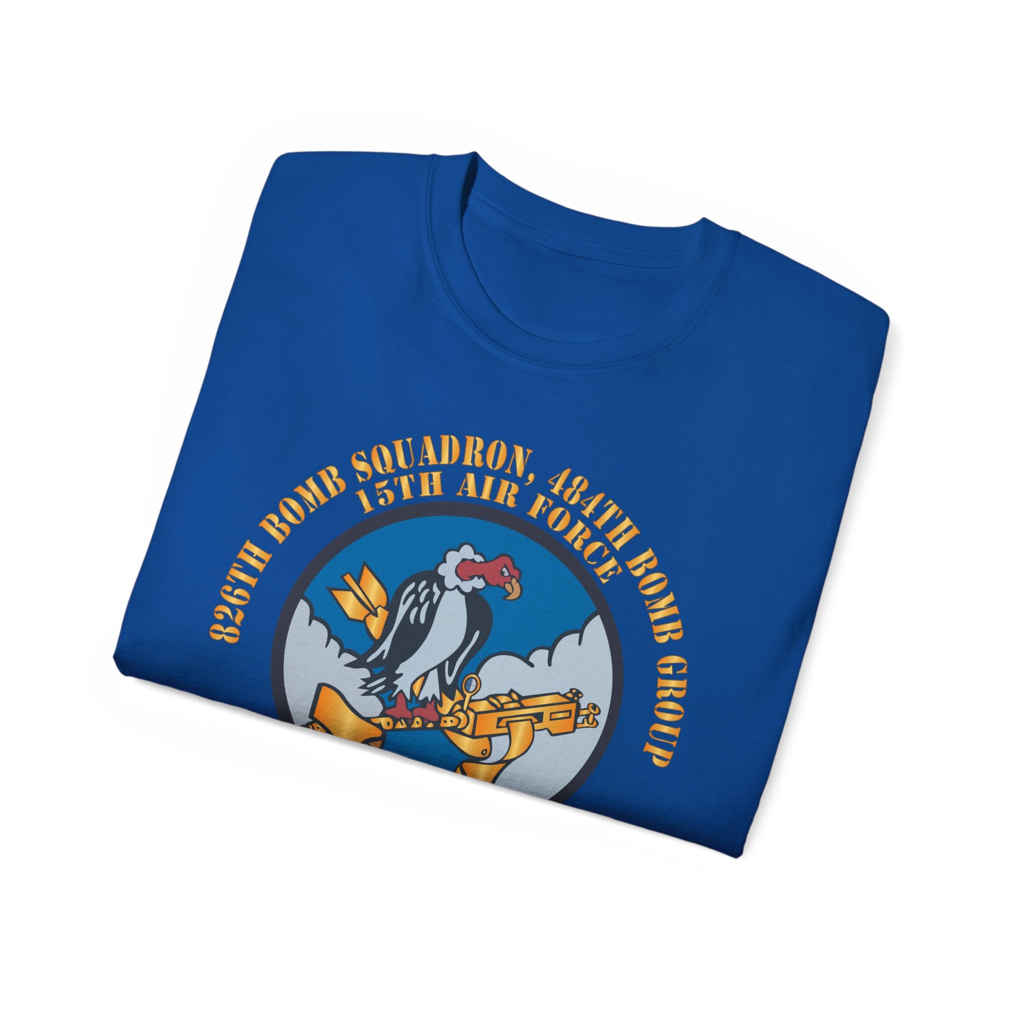 Unisex Ultra Cotton Tee - AAC - 826th Bomb Squadron, 484th Bomb Group - 15th AAF X 300