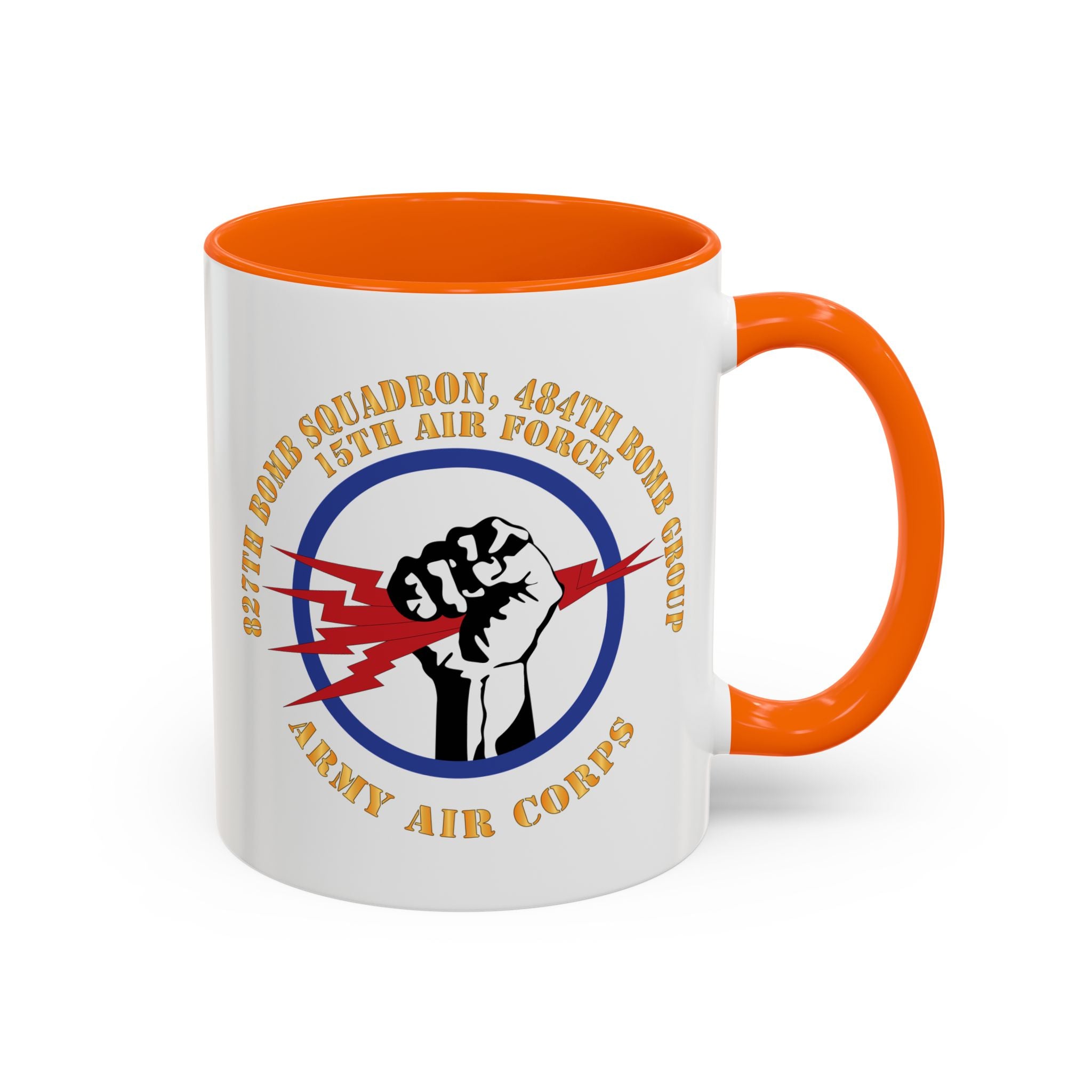 Accent Coffee Mug - AAC - 827th Bomb Squadron, 484th Bomb Group - 15th AAF X 300