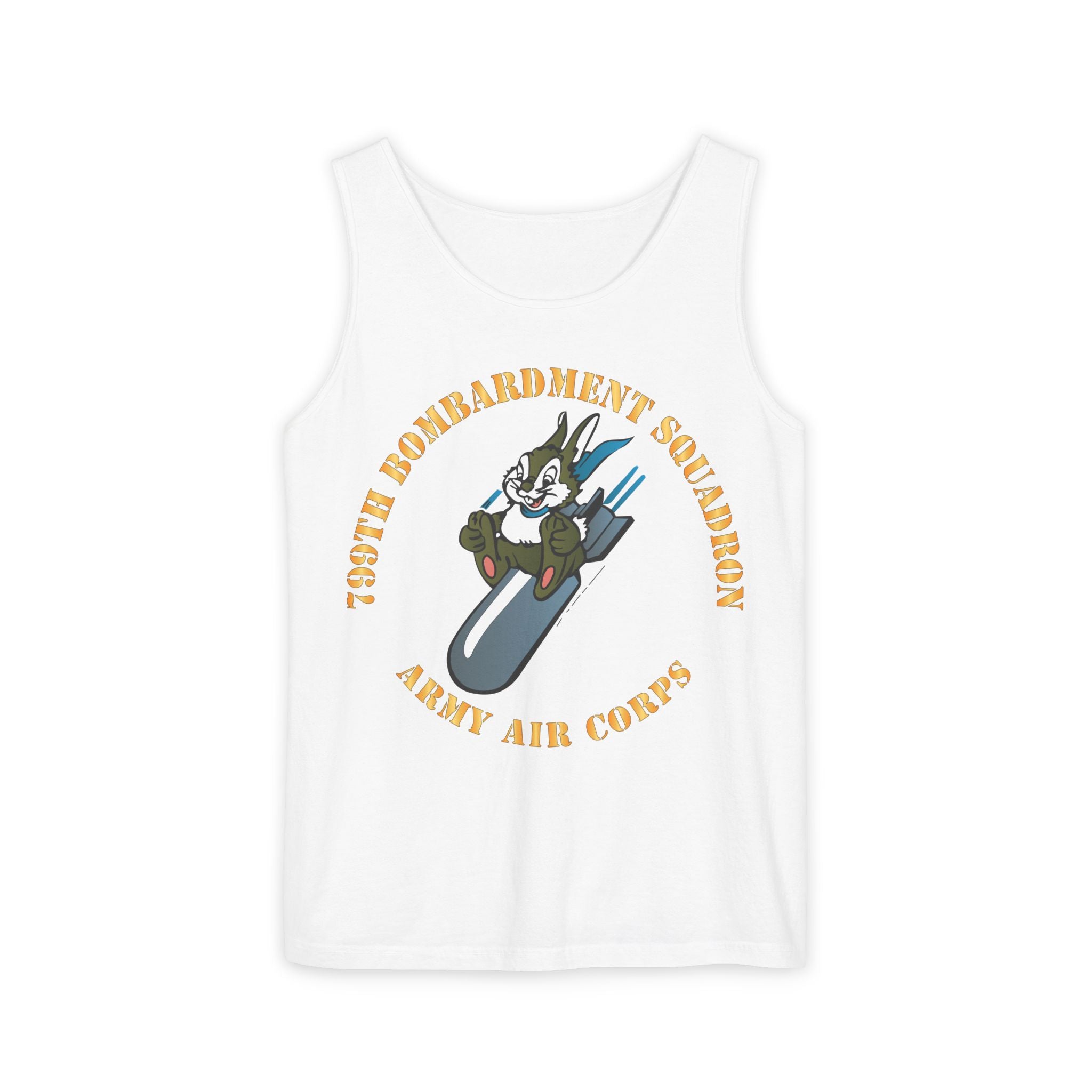 Unisex Garment-Dyed Tank Top - AAC - 799th Bombardment Squadron X 300