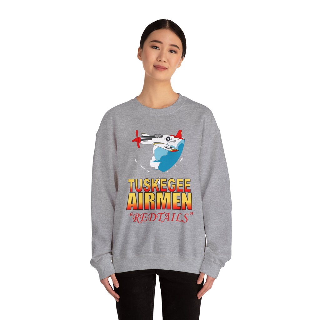 Crewneck Sweatshirt - Army Air Corp - Tuskegee Airmen - Redtails - AC - X 300
