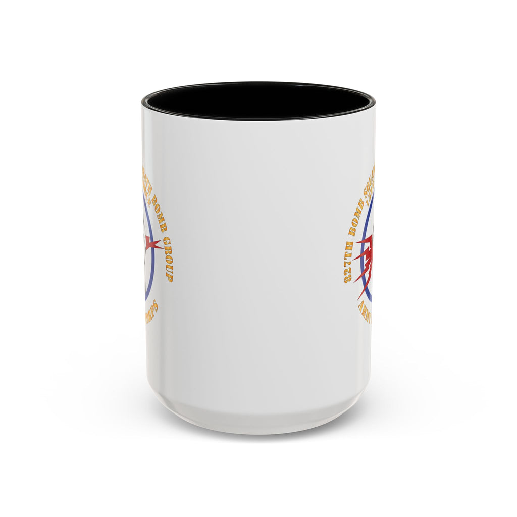 Accent Coffee Mug - AAC - 827th Bomb Squadron, 484th Bomb Group - 15th AAF X 300