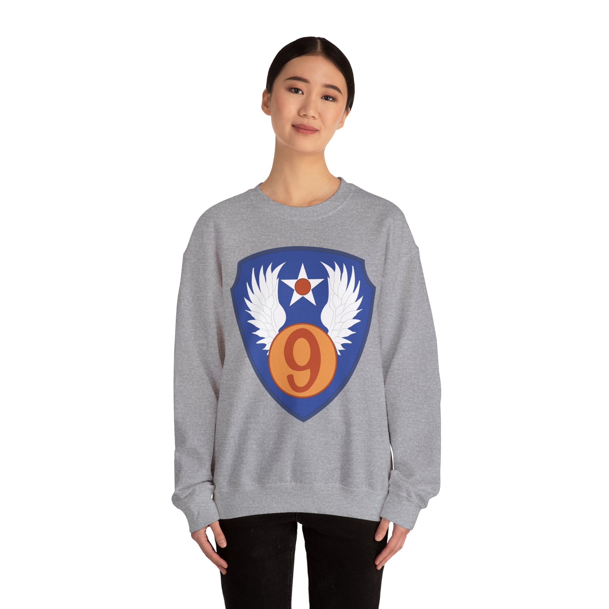 Crewneck Sweatshirt - AAC - SSI - 9th Air Force wo Txt X 300