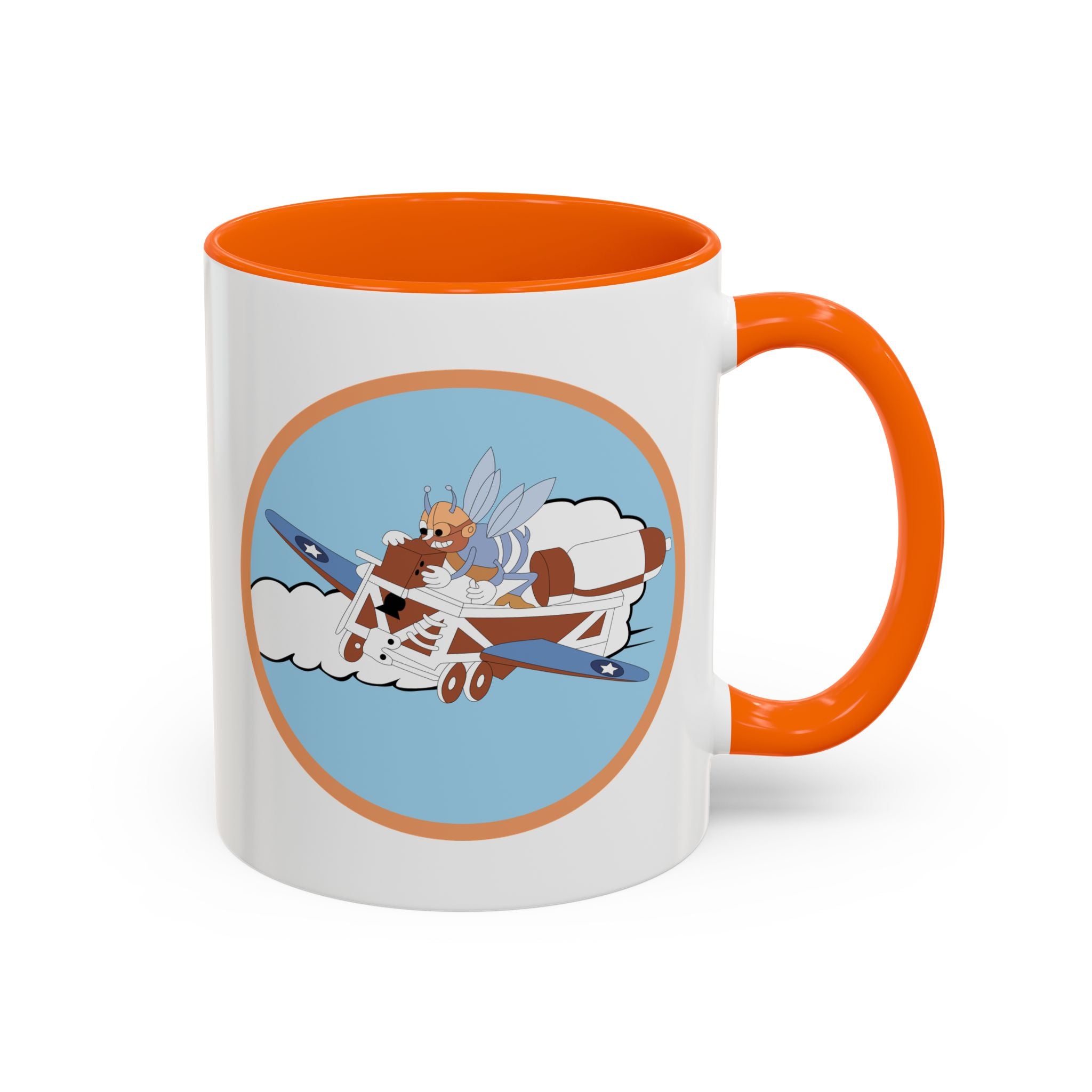 Accent Coffee Mug - AAC - 782nd Bomb Squadron, 465th Bomb Group - 15th AF wo Txt X 300