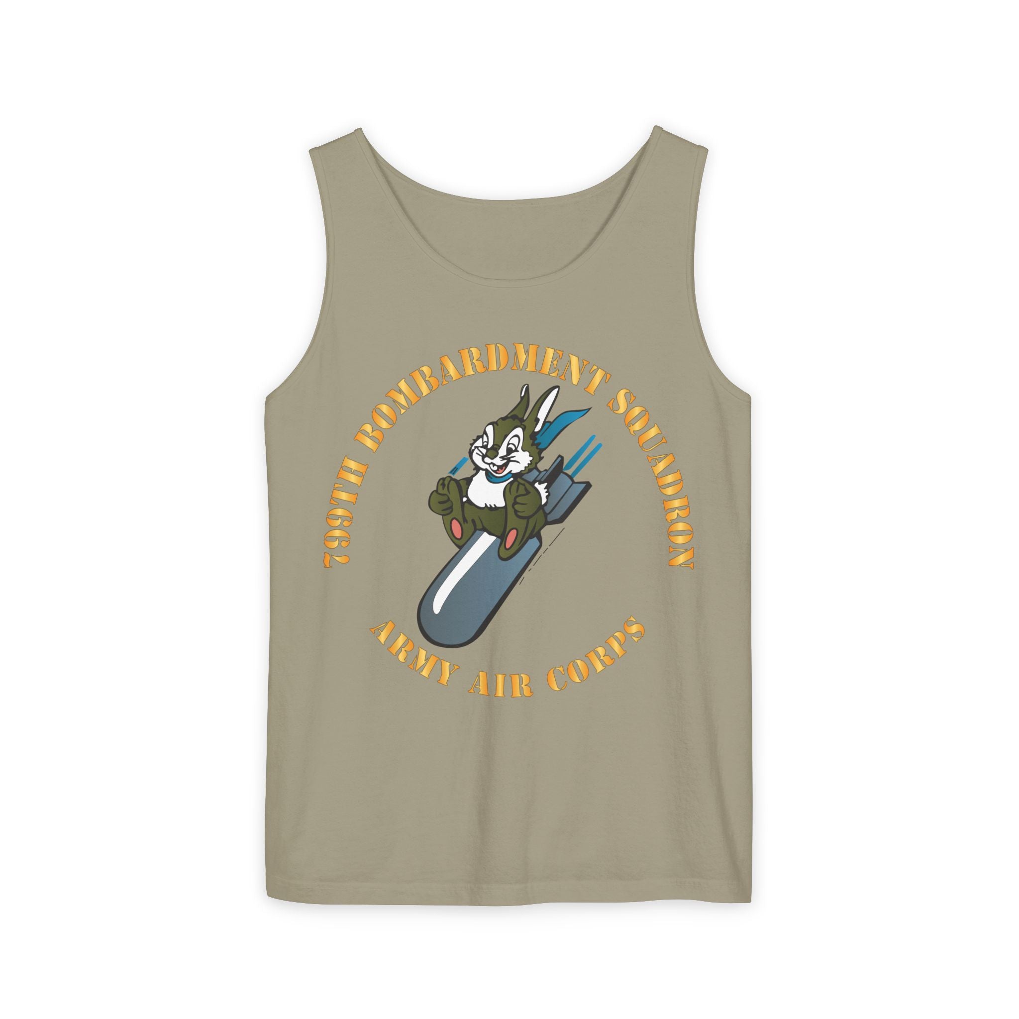 Unisex Garment-Dyed Tank Top - AAC - 799th Bombardment Squadron X 300