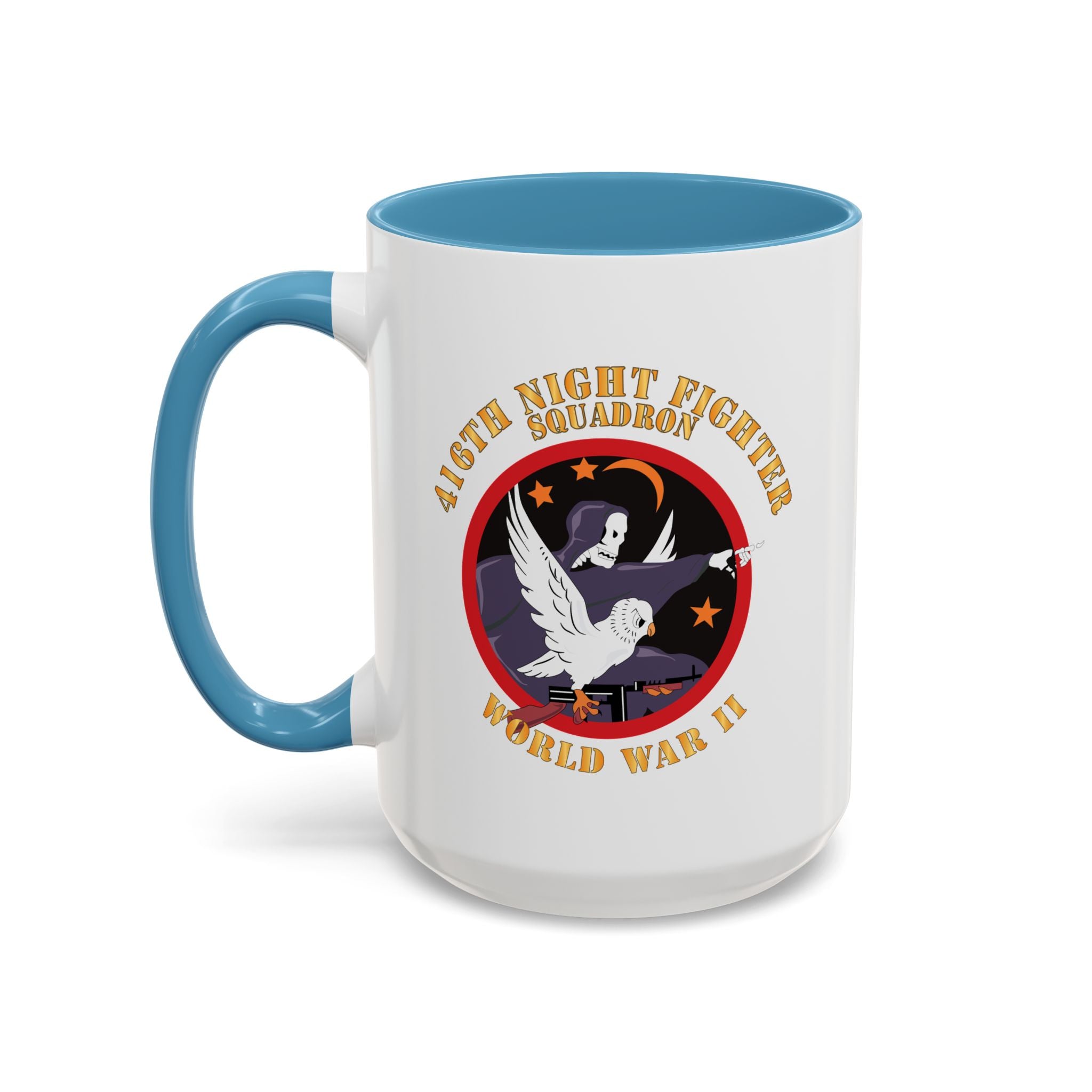 Accent Coffee Mug - AAC - 416th Night Fighter Squadron - WWII X 300
