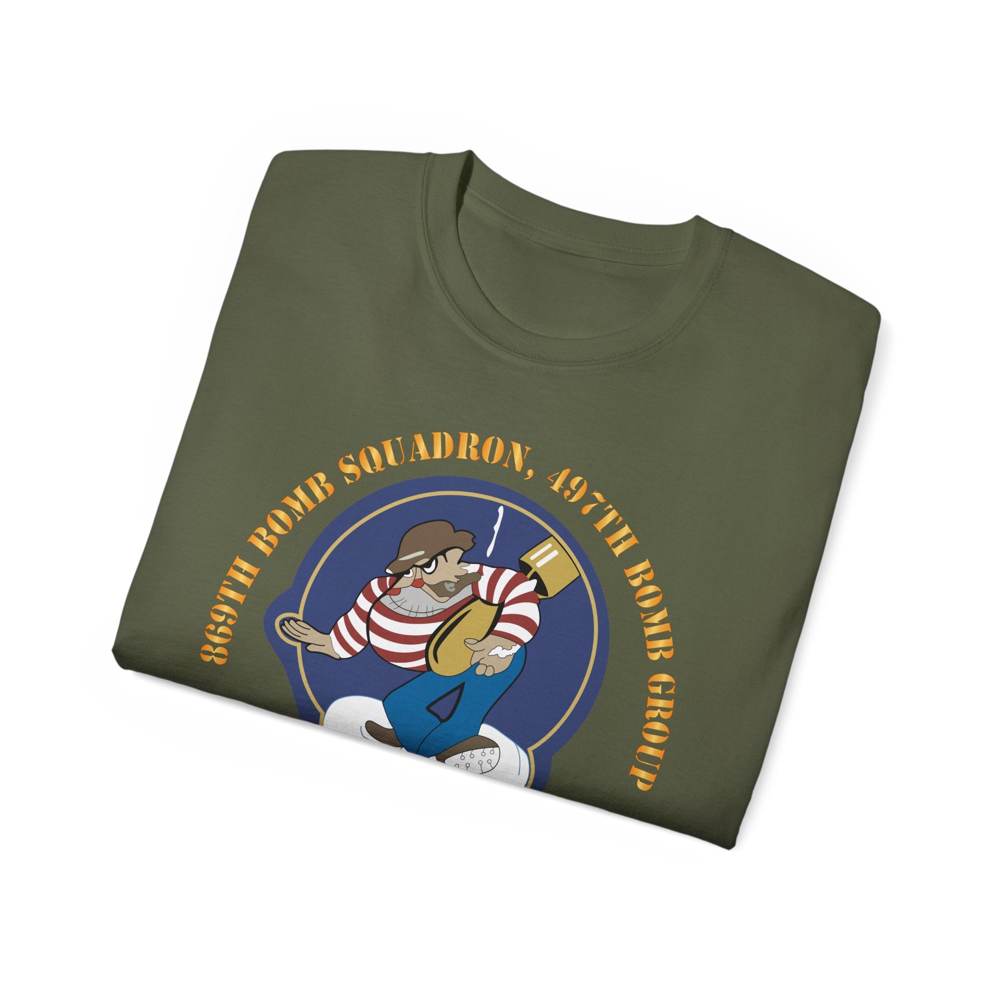 Unisex Ultra Cotton Tee - AAC - 869th Bomb Squadron, 497th Bomb Group X 300