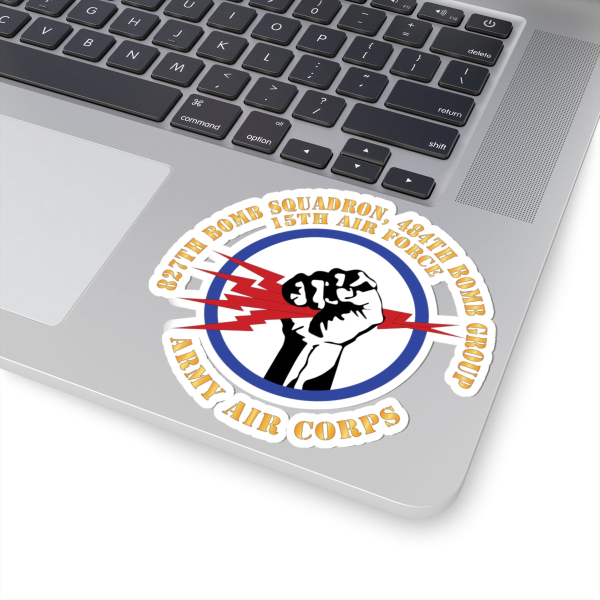 Kiss-Cut Stickers - AAC - 827th Bomb Squadron, 484th Bomb Group - 15th AAF X 300