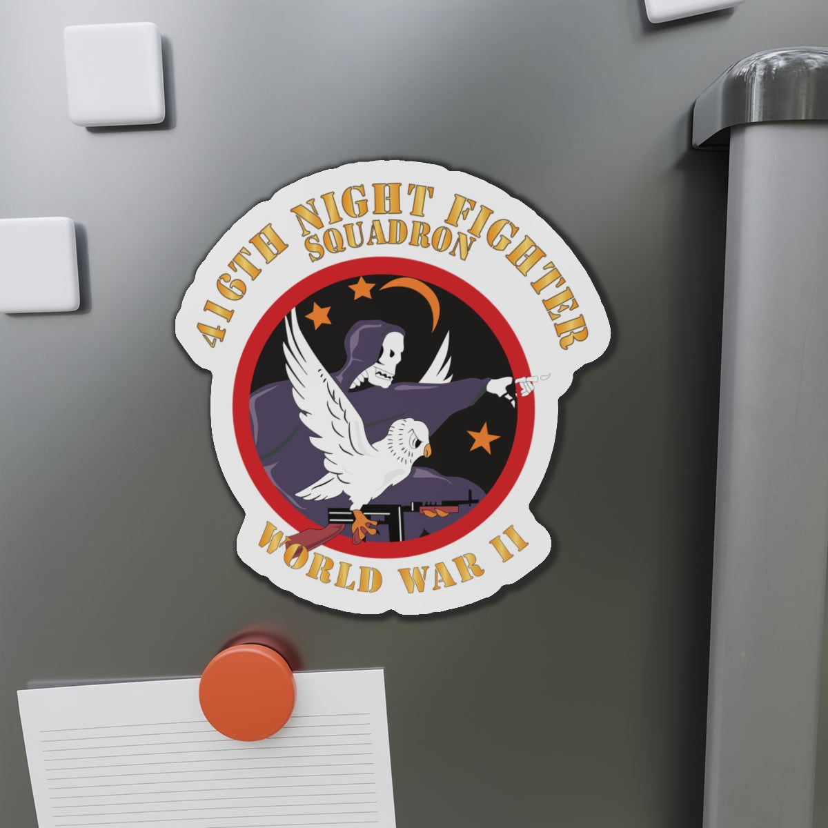 Die-Cut Magnets - AAC - 416th Night Fighter Squadron - WWII X 300