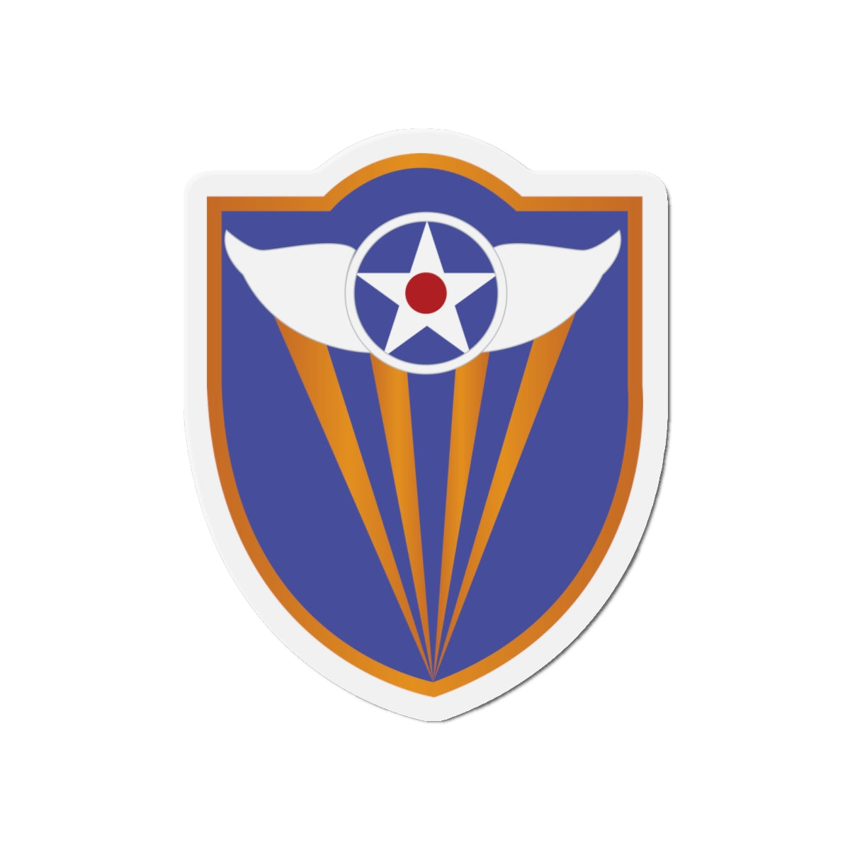 Die-Cut Magnets - AAC - SSI - 4th Air Force wo Txt X 300