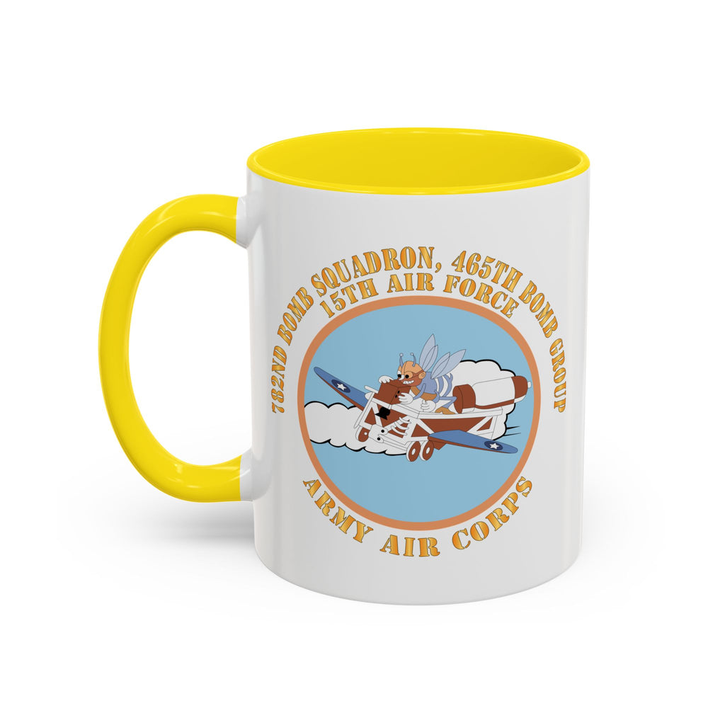 Accent Coffee Mug - AAC - 782nd Bomb Squadron, 465th Bomb Group - 15th AF X 300