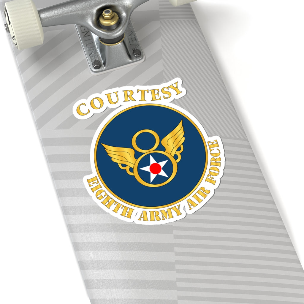 Kiss-Cut Stickers - AAC - 8th Air Force - WWII - Courtesy 8 AAF x 300