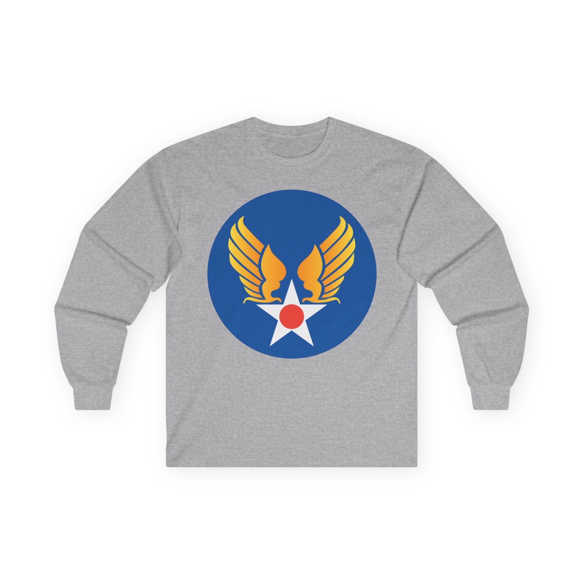 Unisex Long Sleeve Tee - SSI - AAC - 1st Army Air Force wo Txt X 300