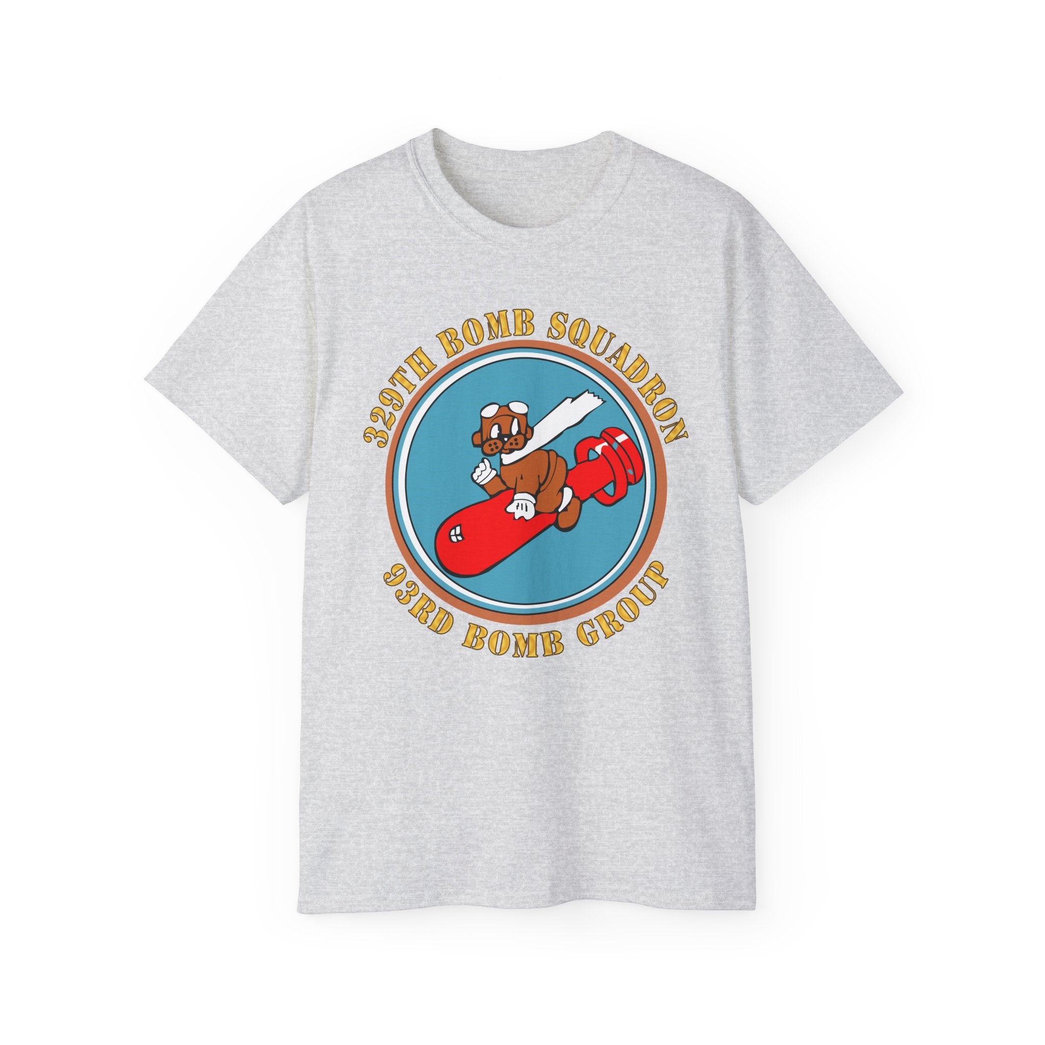 Unisex Ultra Cotton Tee - AAC - 329th Bomb Squadron,93rd Bomb Group - WWII - USAAF