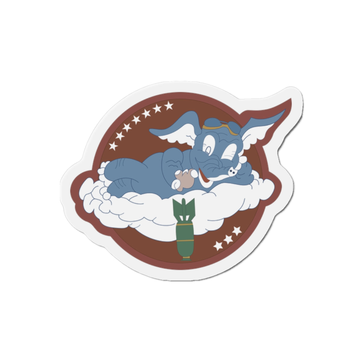 Die-Cut Magnets - AAC - 873rd Bomb Squadron, 498th Bomb Group - 20th AAF wo Txt X 300