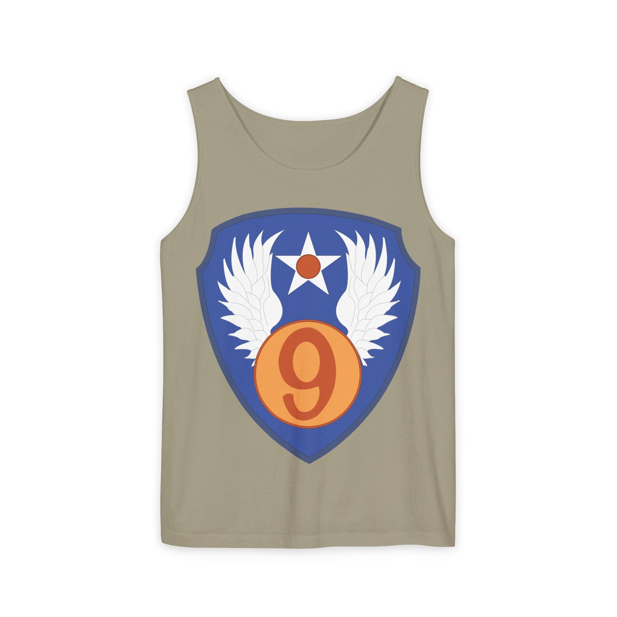 Unisex Garment-Dyed Tank Top - AAC - SSI - 9th Air Force wo Txt X 300