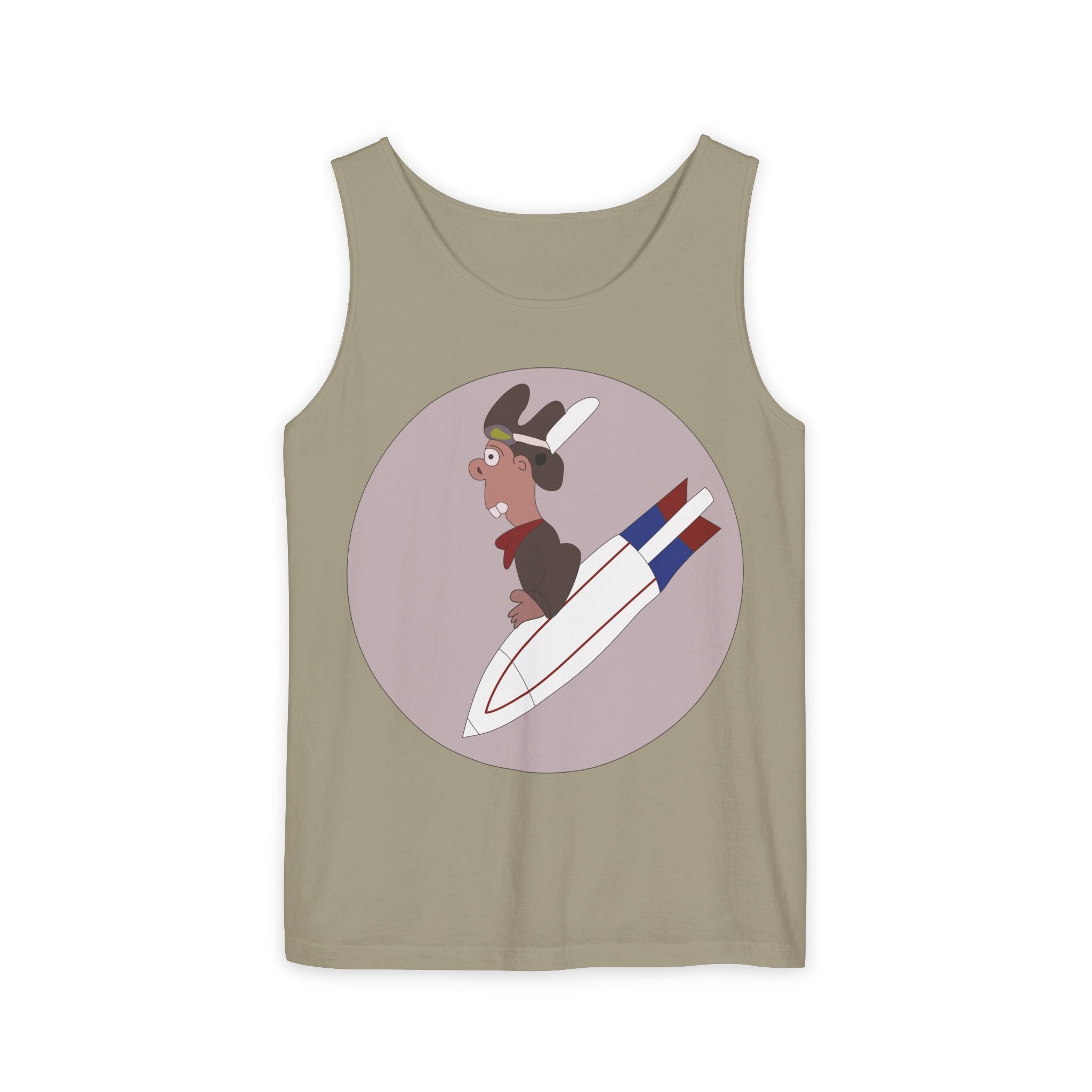 Unisex Garment-Dyed Tank Top - AAC - 360th Bombardment Squadron wo Txt X 300
