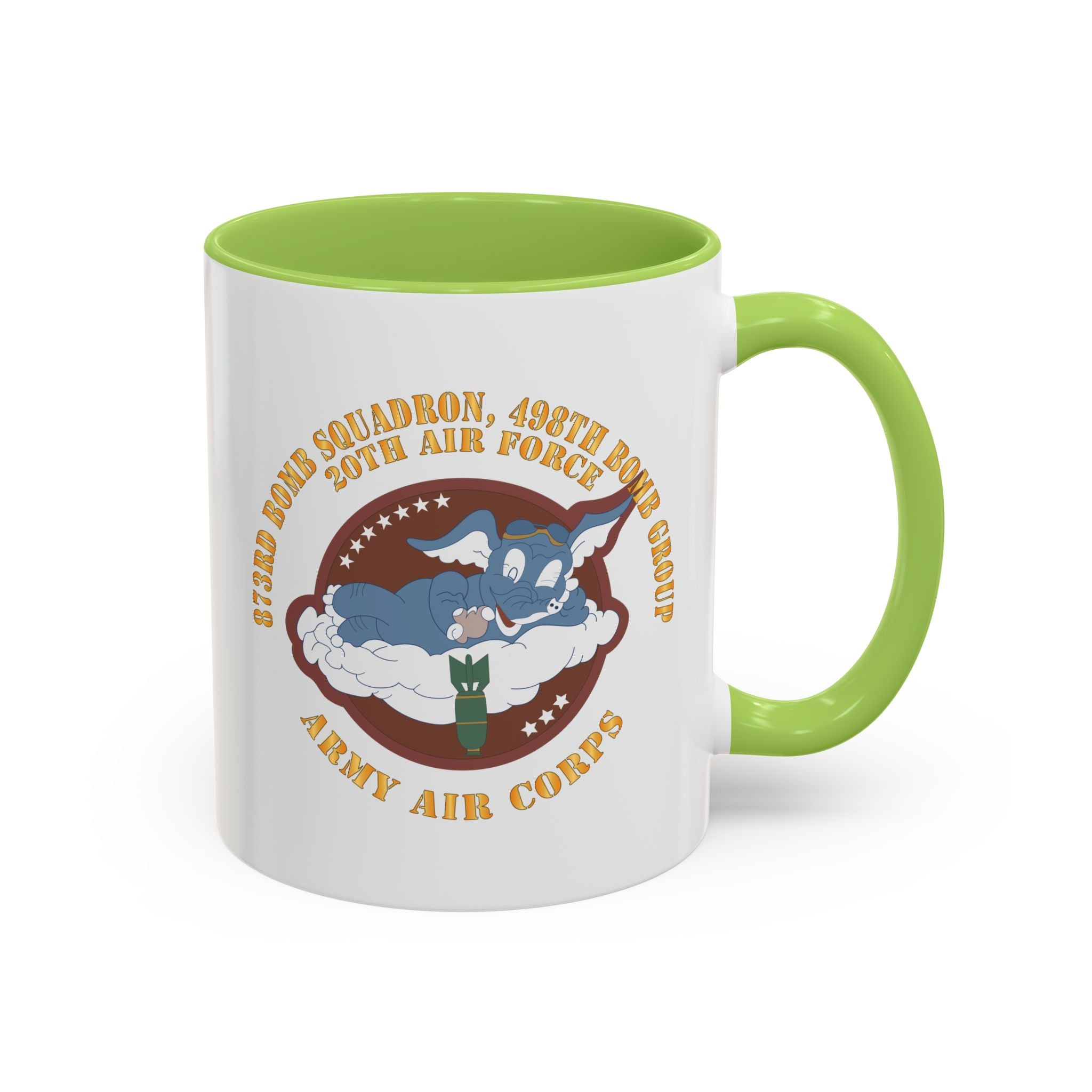 Accent Coffee Mug - AAC - 873rd Bomb Squadron, 498th Bomb Group - 20th AAF X 300