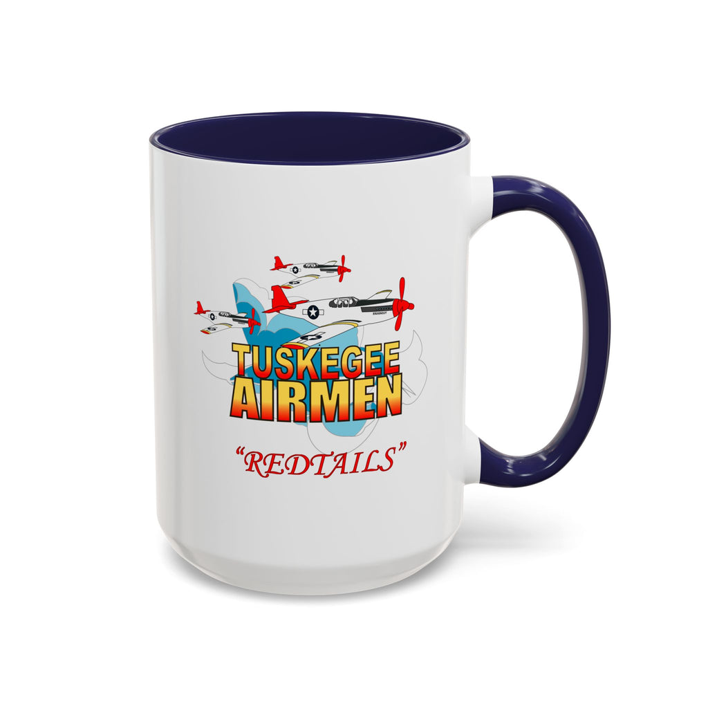 Accent Coffee Mug - Army Air Corp - Tuskegee Airmen - Redtails - 3AC - X 300