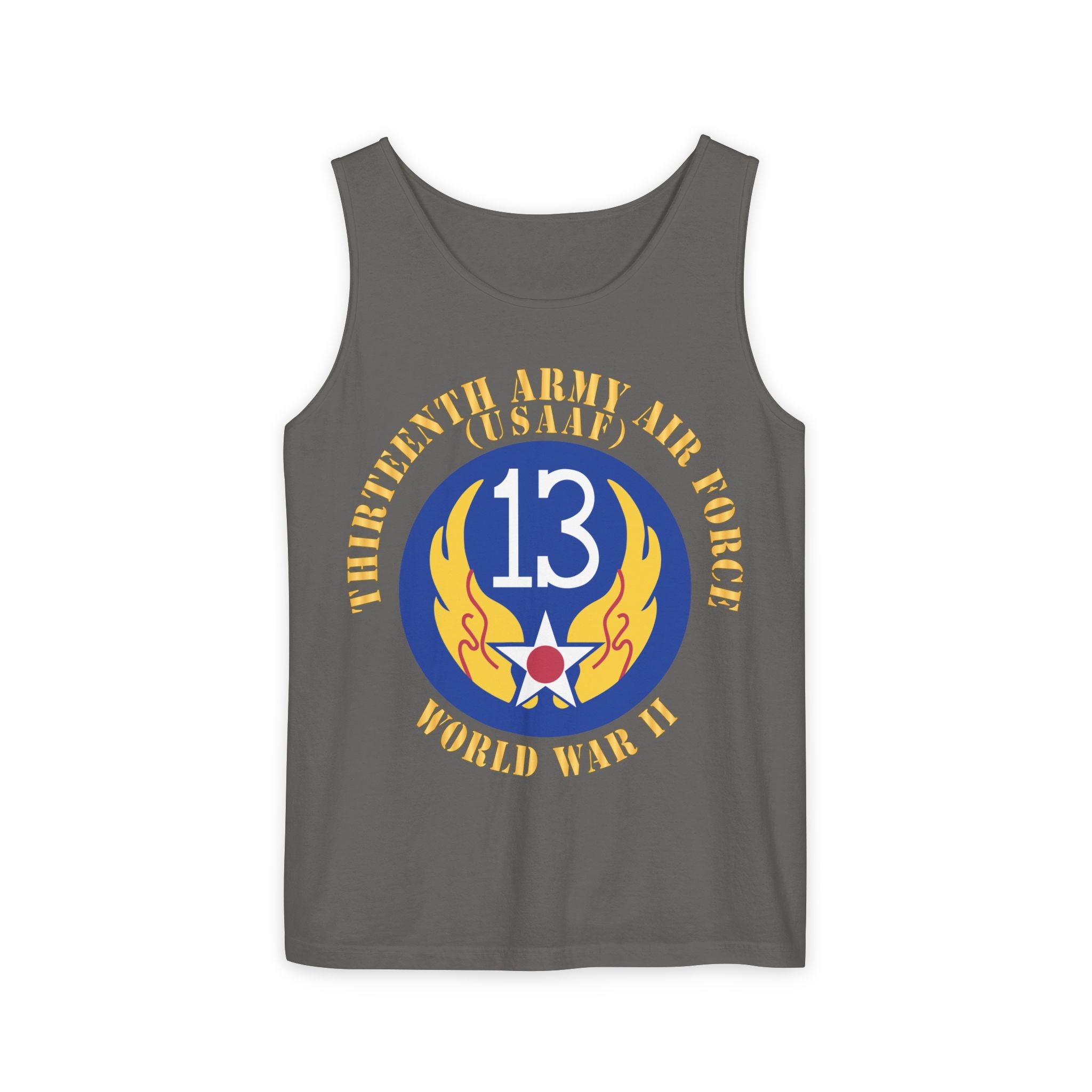 Unisex Garment-Dyed Tank Top - AAC - SSI - 13th Air Force - WWII - USAAF x 300