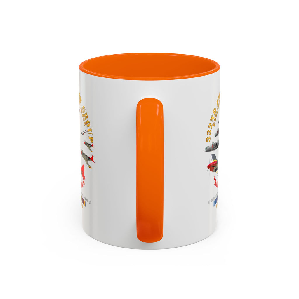Accent Coffee Mug - Army - AAC - 332nd Fighter Group - Red Tails - Protect Force