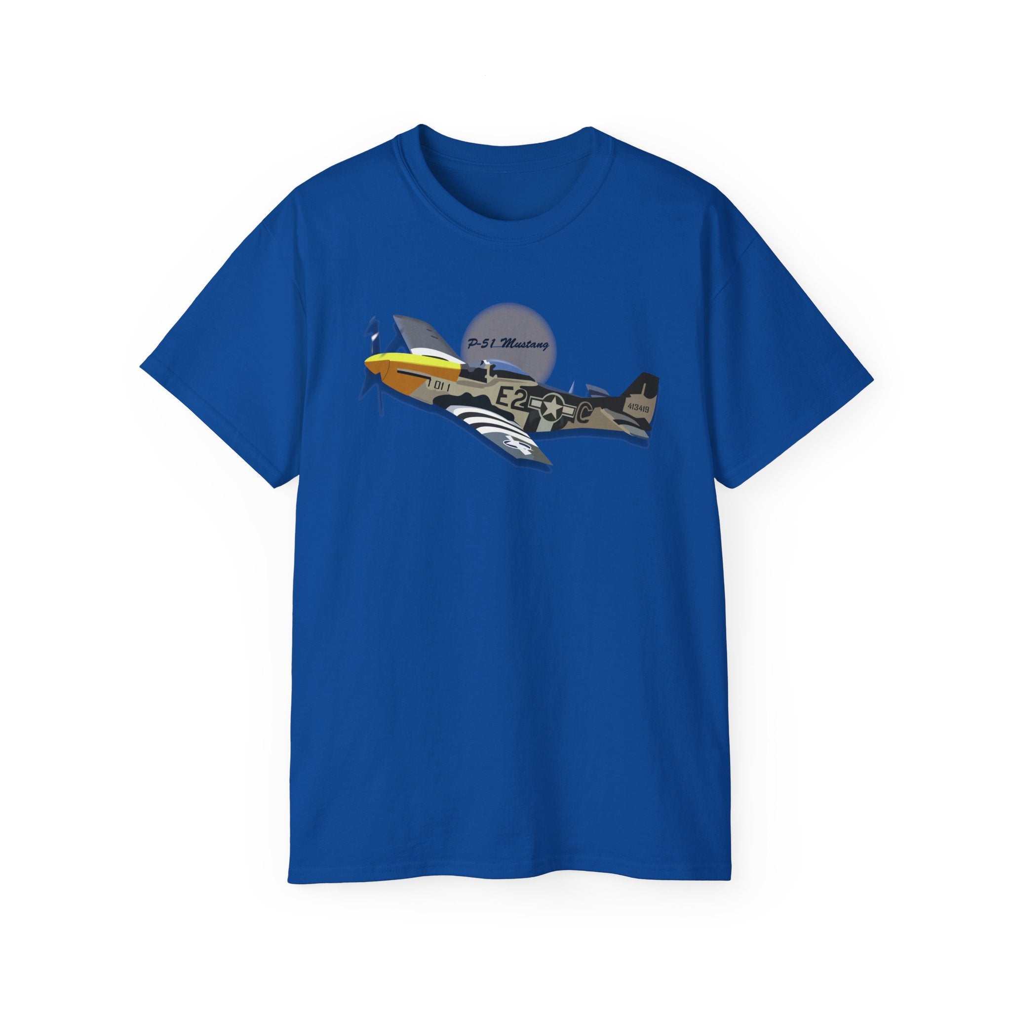 Unisex Ultra Cotton Tee - Army Air Corps P-51 Mustang wo AAC X 300