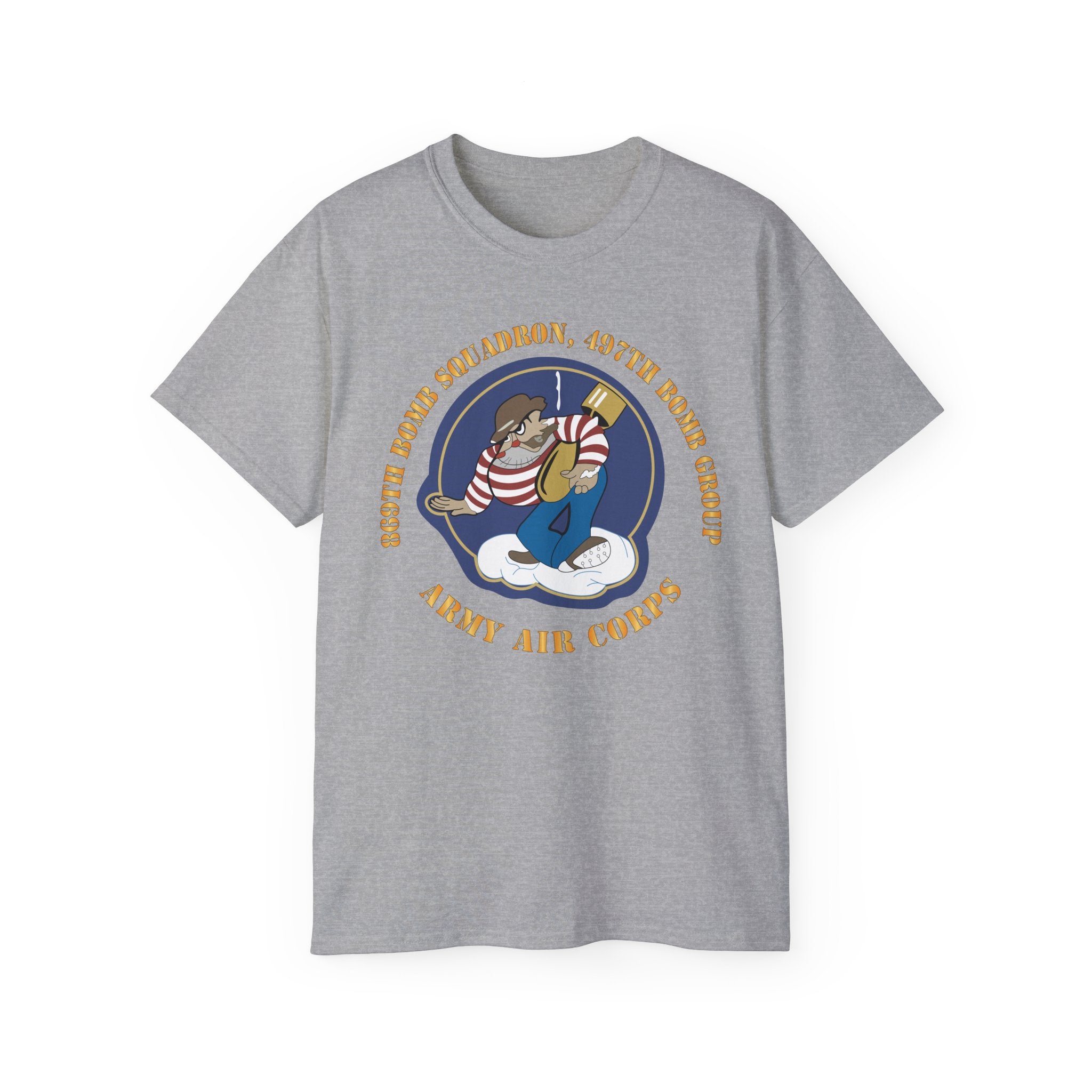 Unisex Ultra Cotton Tee - AAC - 869th Bomb Squadron, 497th Bomb Group X 300