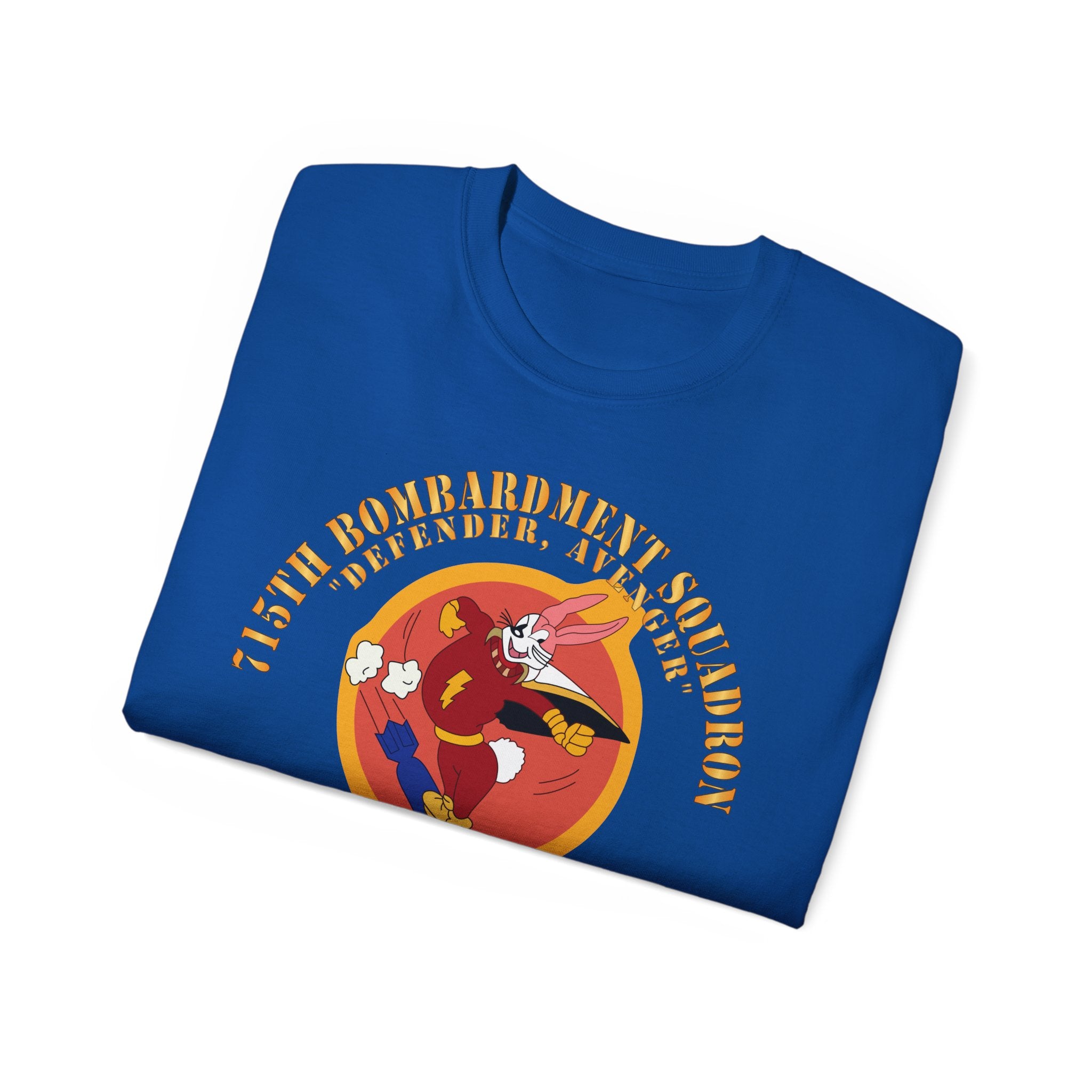 Unisex Ultra Cotton Tee - ACC - 715th  Bombardment Squadron - Defender, Avenger - World War II X 300