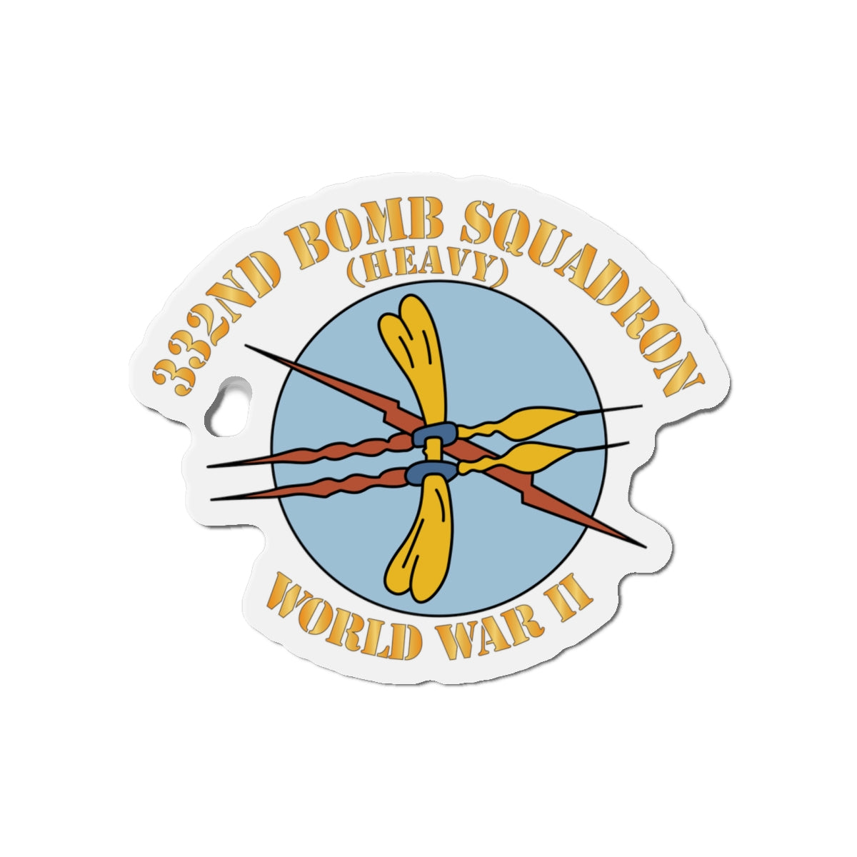 Die-Cut Magnets - AAC - 332nd Bomb Squadron WWII X 300