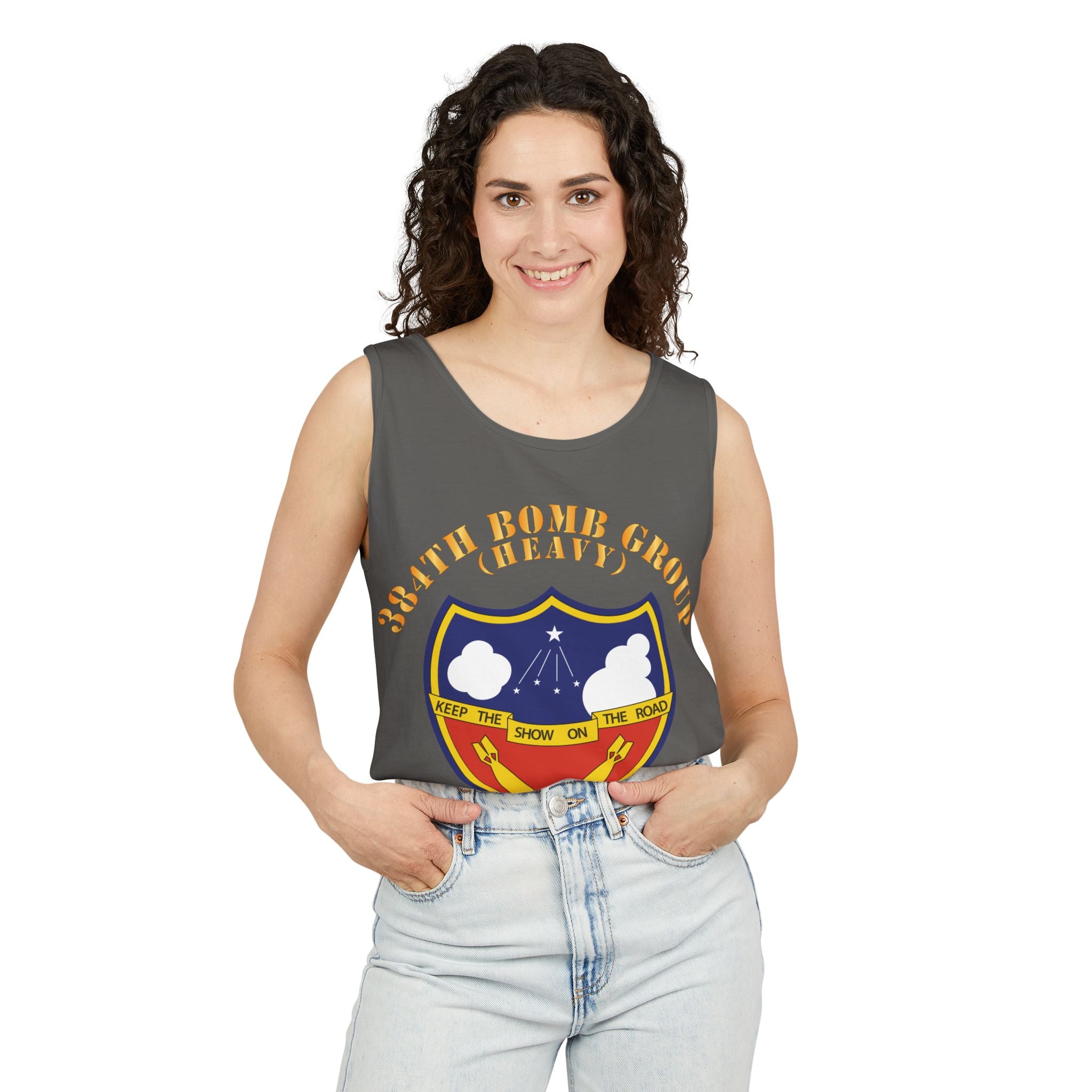 Unisex Garment-Dyed Tank Top - AAC - 384th Bomb Group X 300