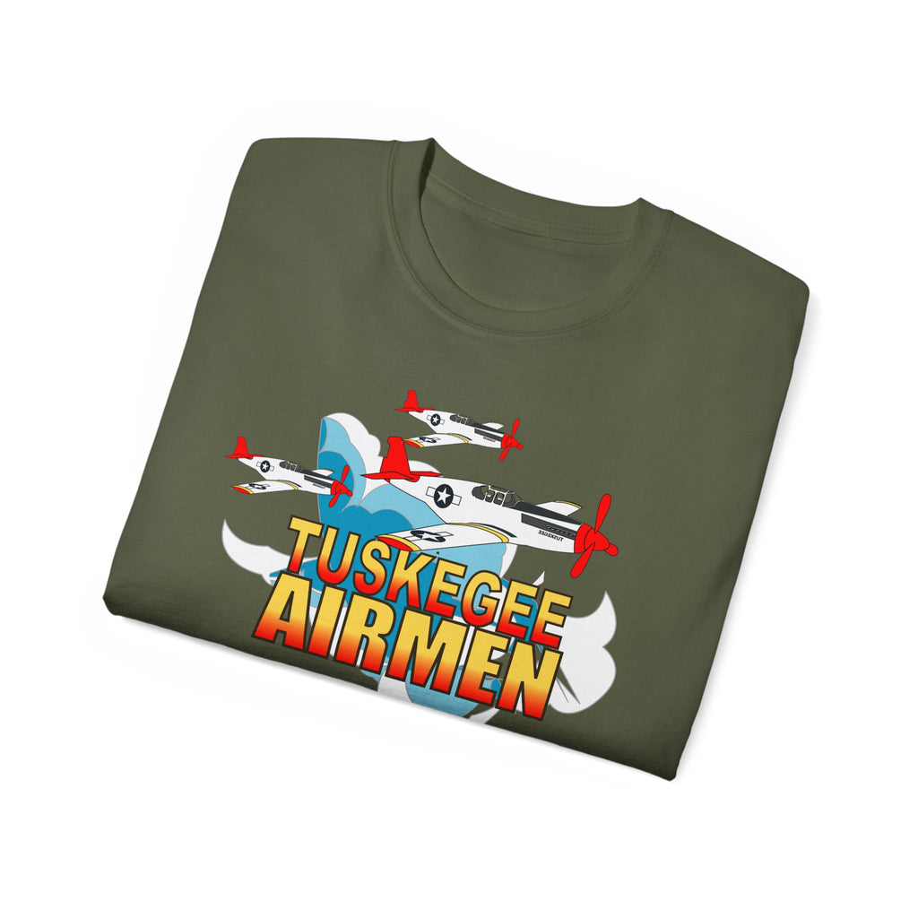 Unisex Ultra Cotton Tee - Army Air Corp - Tuskegee Airmen - Redtails - 3AC - X 300