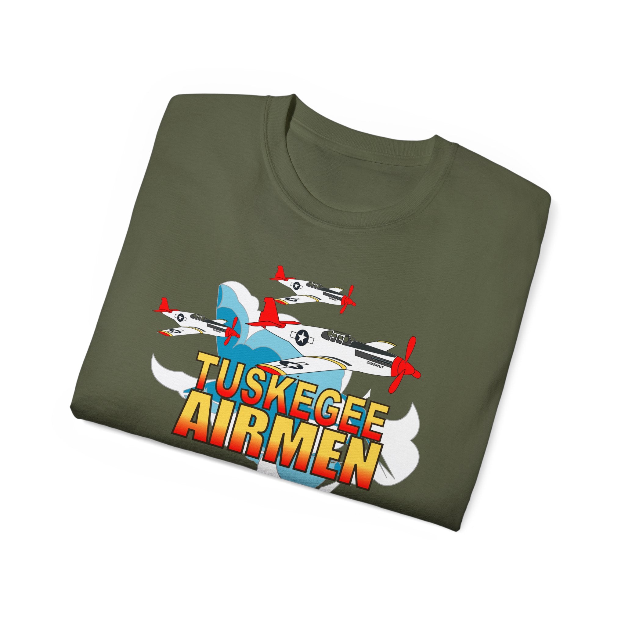 Unisex Ultra Cotton Tee - Army Air Corp - Tuskegee Airmen - Redtails - 3AC - X 300