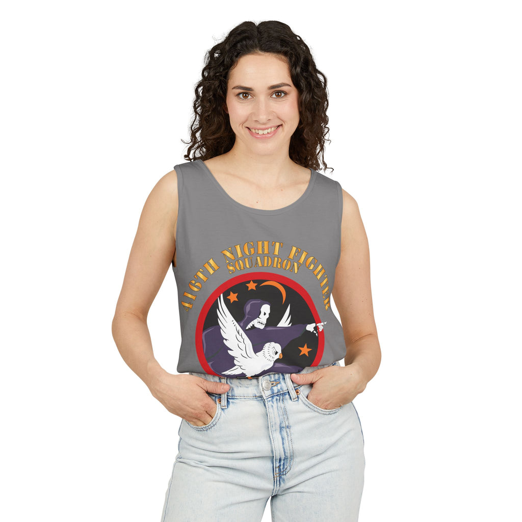 Unisex Garment-Dyed Tank Top - AAC - 416th Night Fighter Squadron - WWII X 300