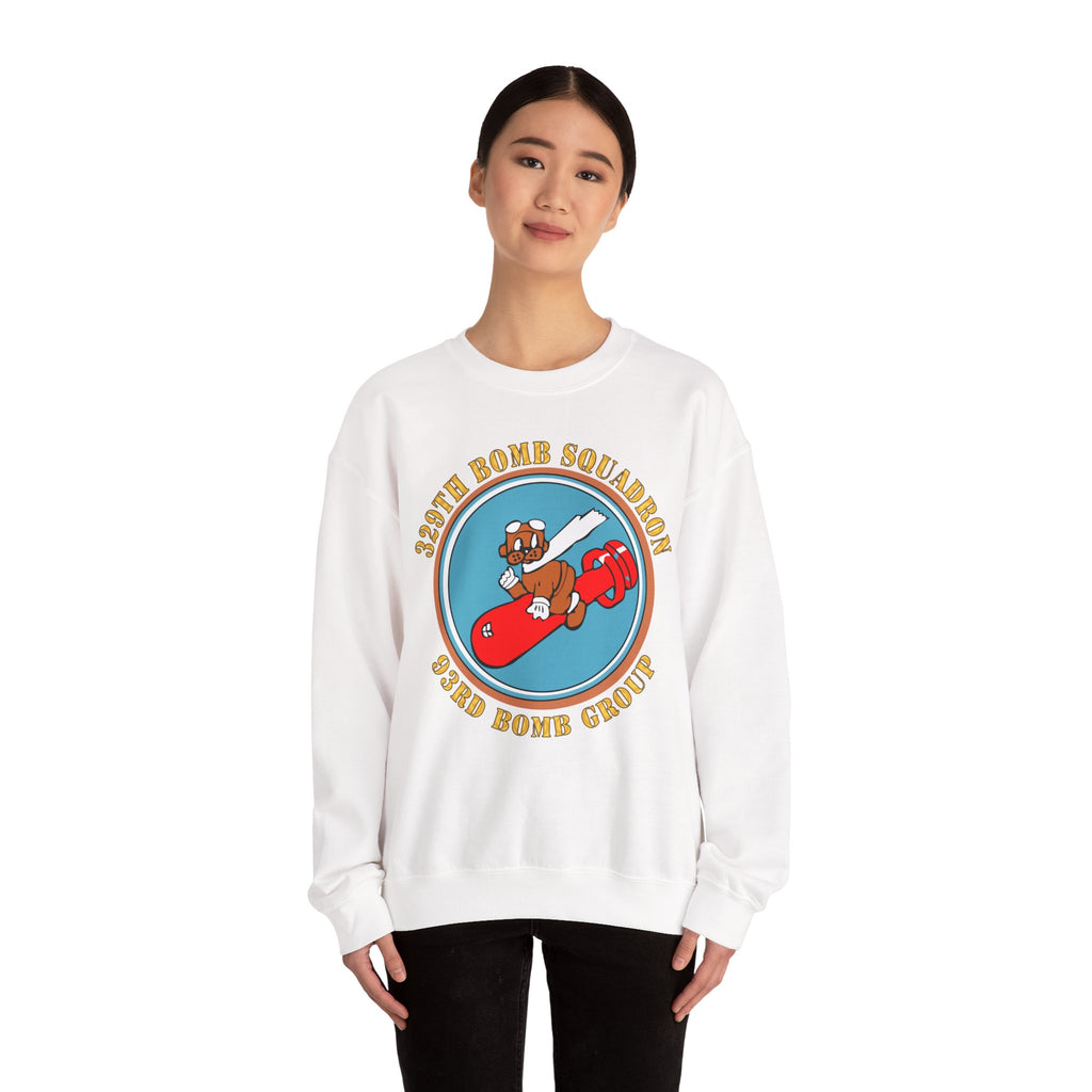 Crewneck Sweatshirt - AAC - 329th Bomb Squadron,93rd Bomb Group - WWII - USAAF
