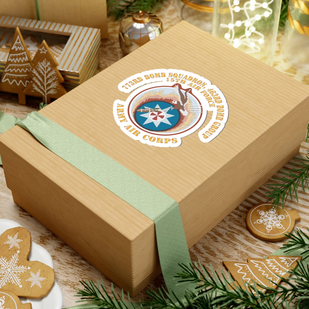 Kiss-Cut Stickers - AAC - 773rd Bomb Squadron, 463rd Bomb Group - 15th AF X 300