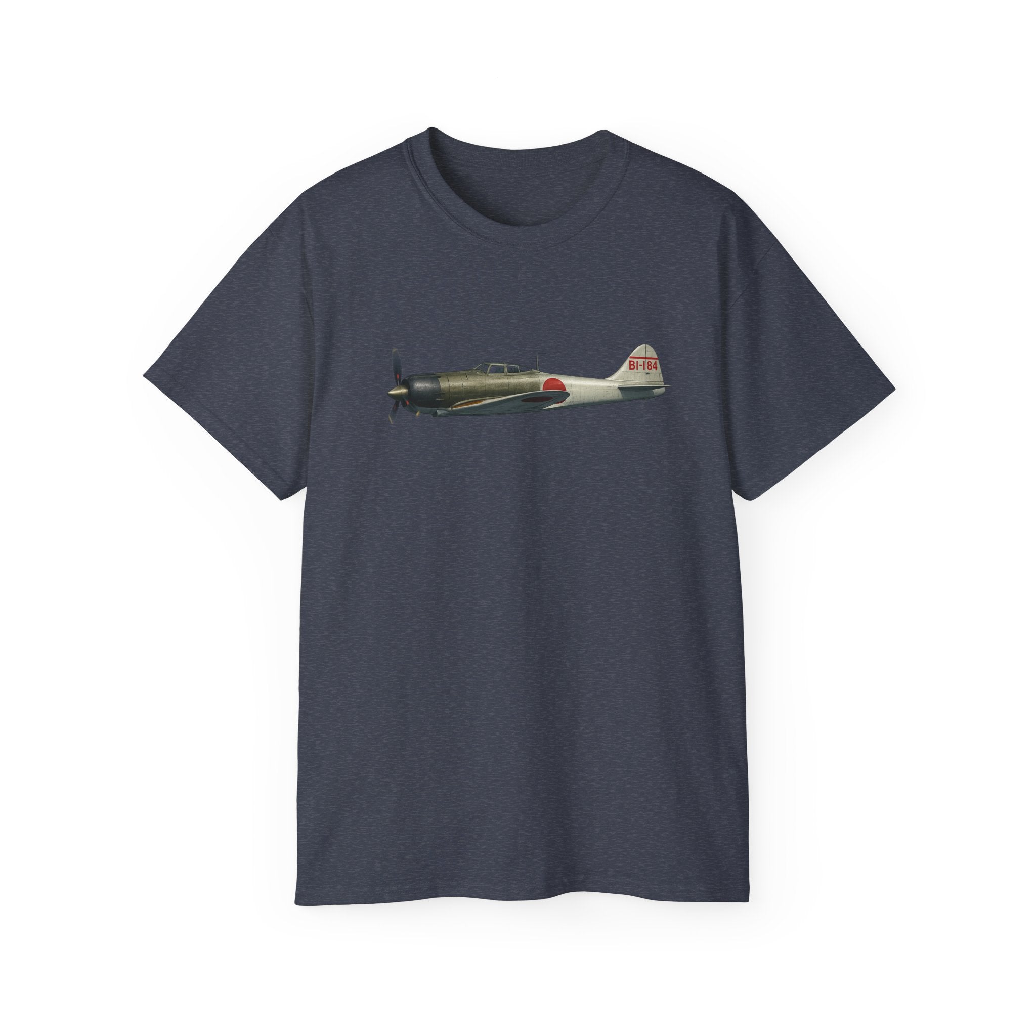 Unisex Ultra Cotton Tee - WWII - Fighter Aircraft - Japanese Zero - Profile - Left