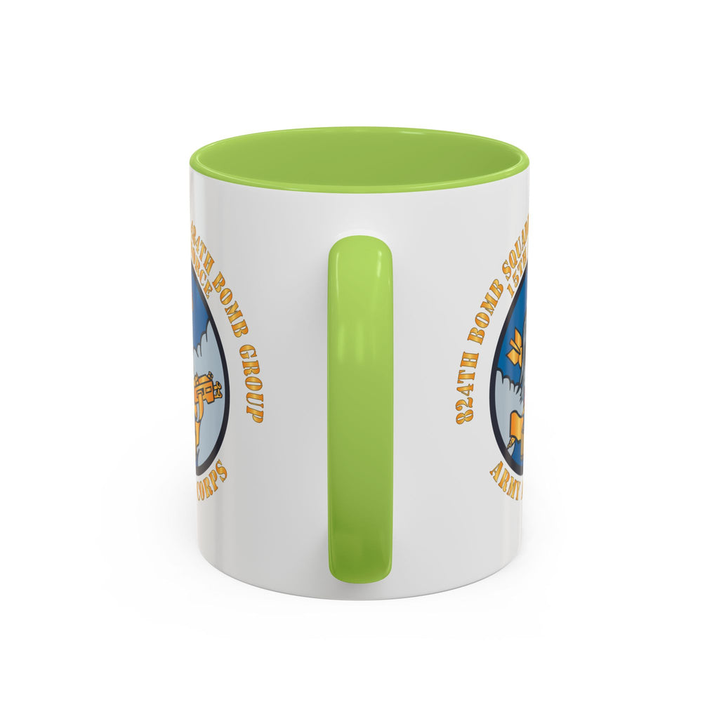 Accent Coffee Mug - AAC - 824th Bomb Squadron, 484th Bomb Group - 15th AAF X 300
