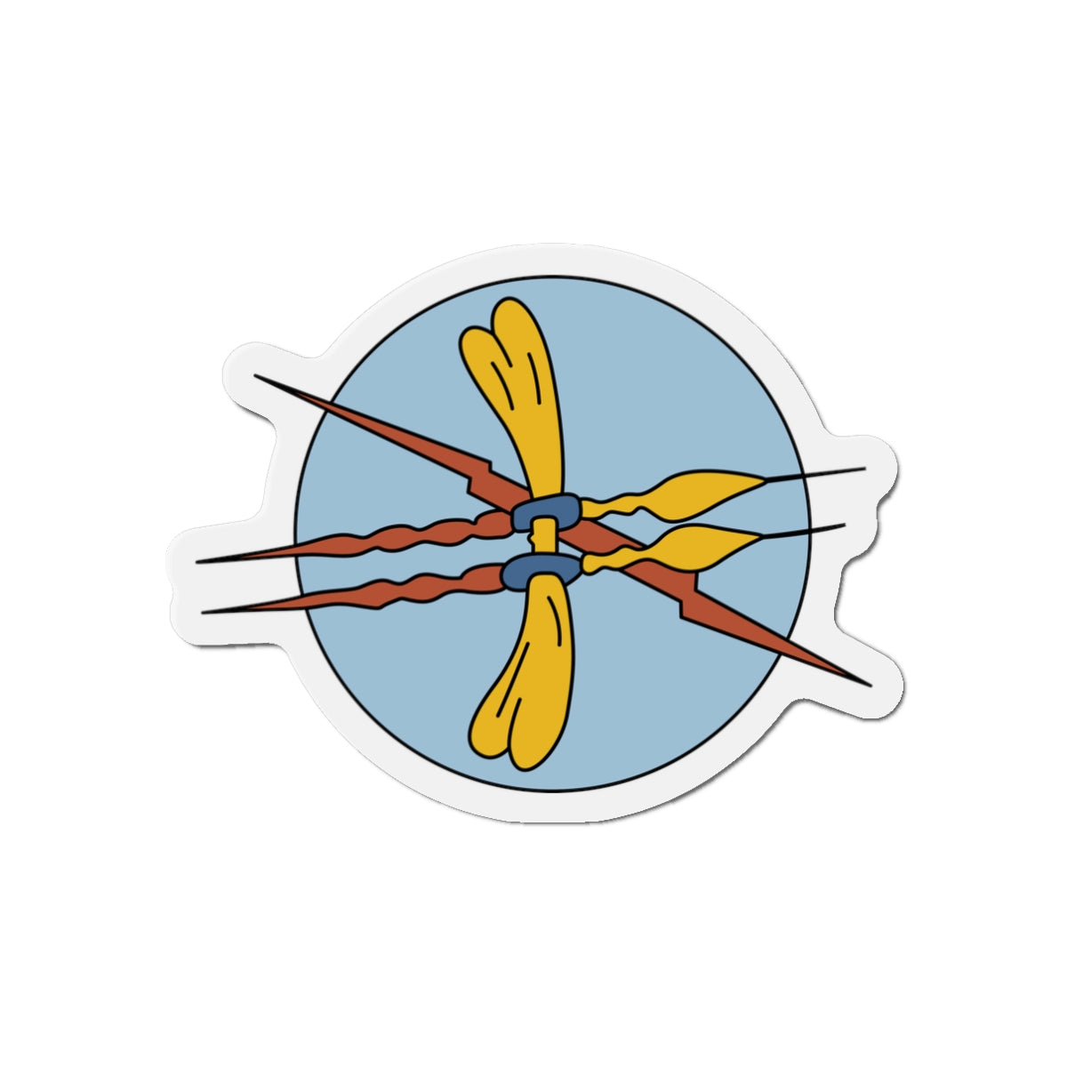 Die-Cut Magnets - AAC - 332nd Bomb Squadron WWII wo txt X 300