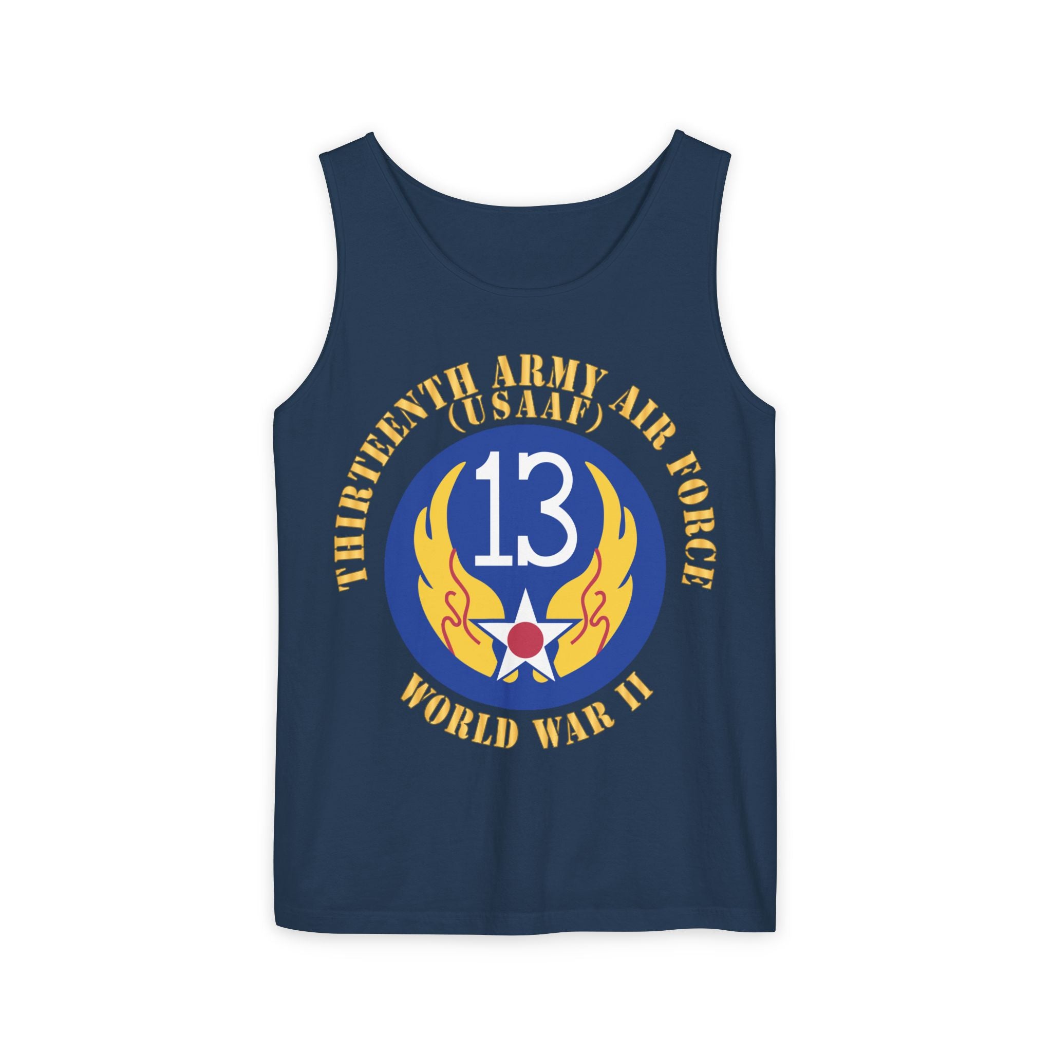 Unisex Garment-Dyed Tank Top - AAC - SSI - 13th Air Force - WWII - USAAF x 300